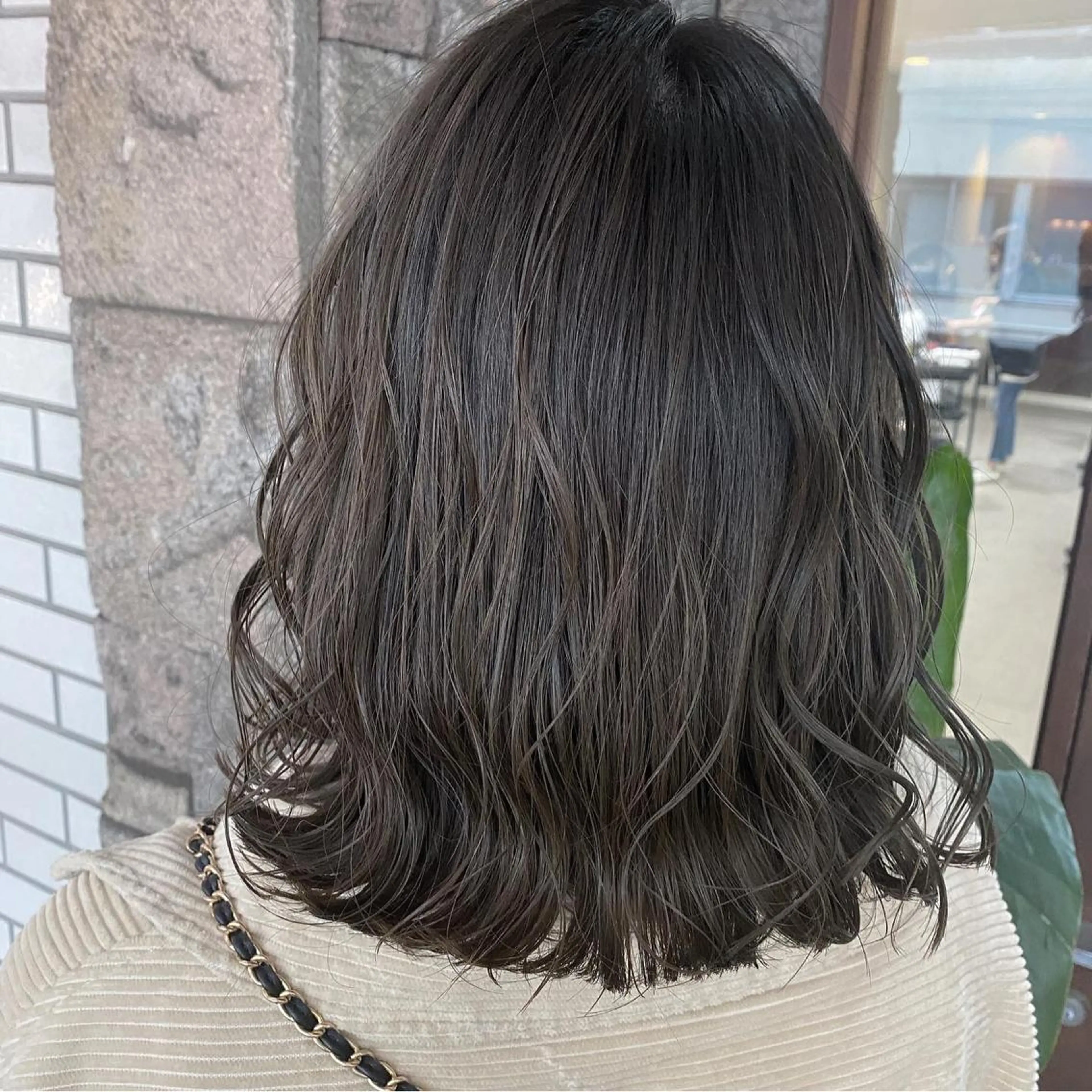 ミディアム カット ヘアカラー トリートメント 【PRIMAL】萩原 凌のヘアスタイル