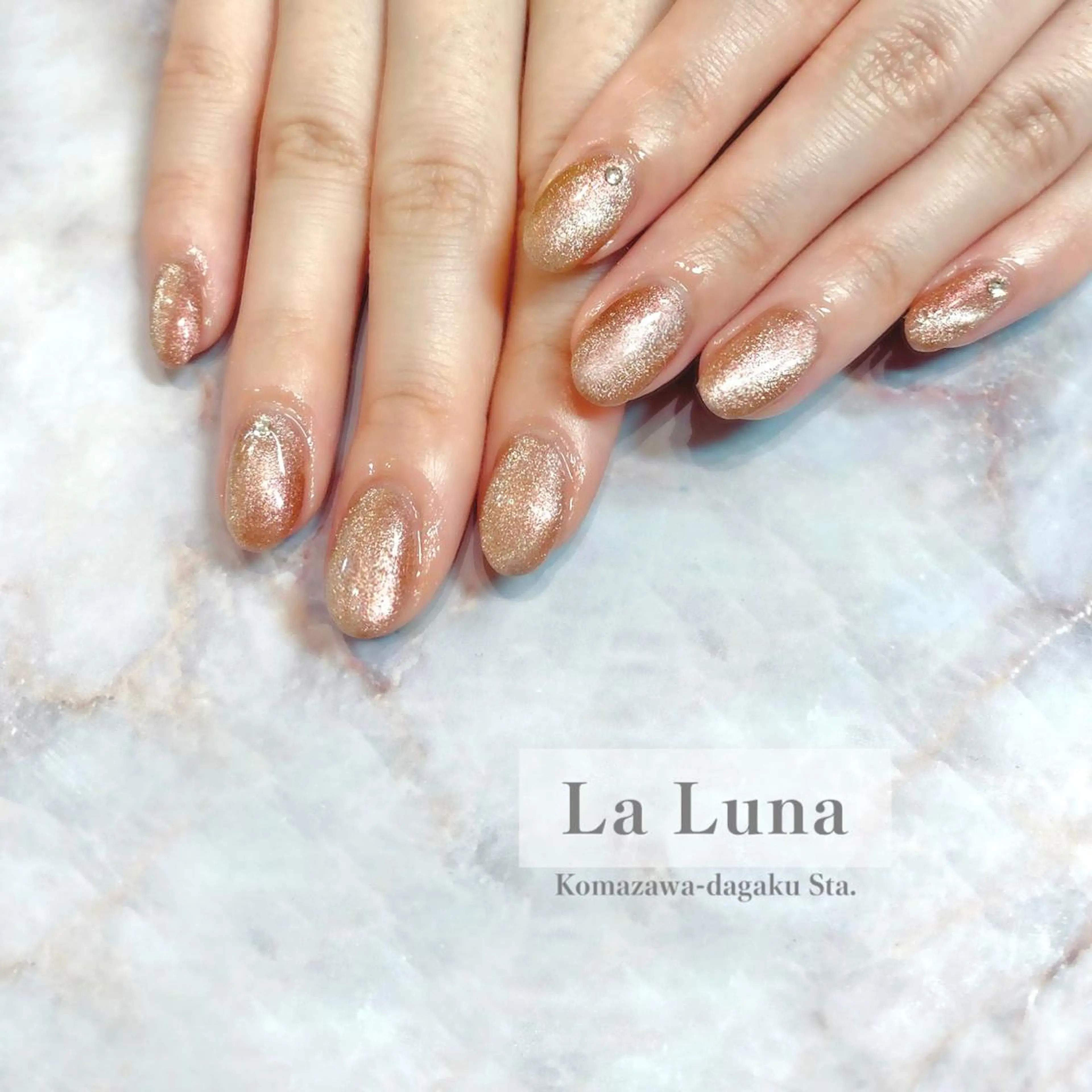 ネイル マグネットネイル ＬａＬｕｎａ🌙 natsukiのネイルデザイン