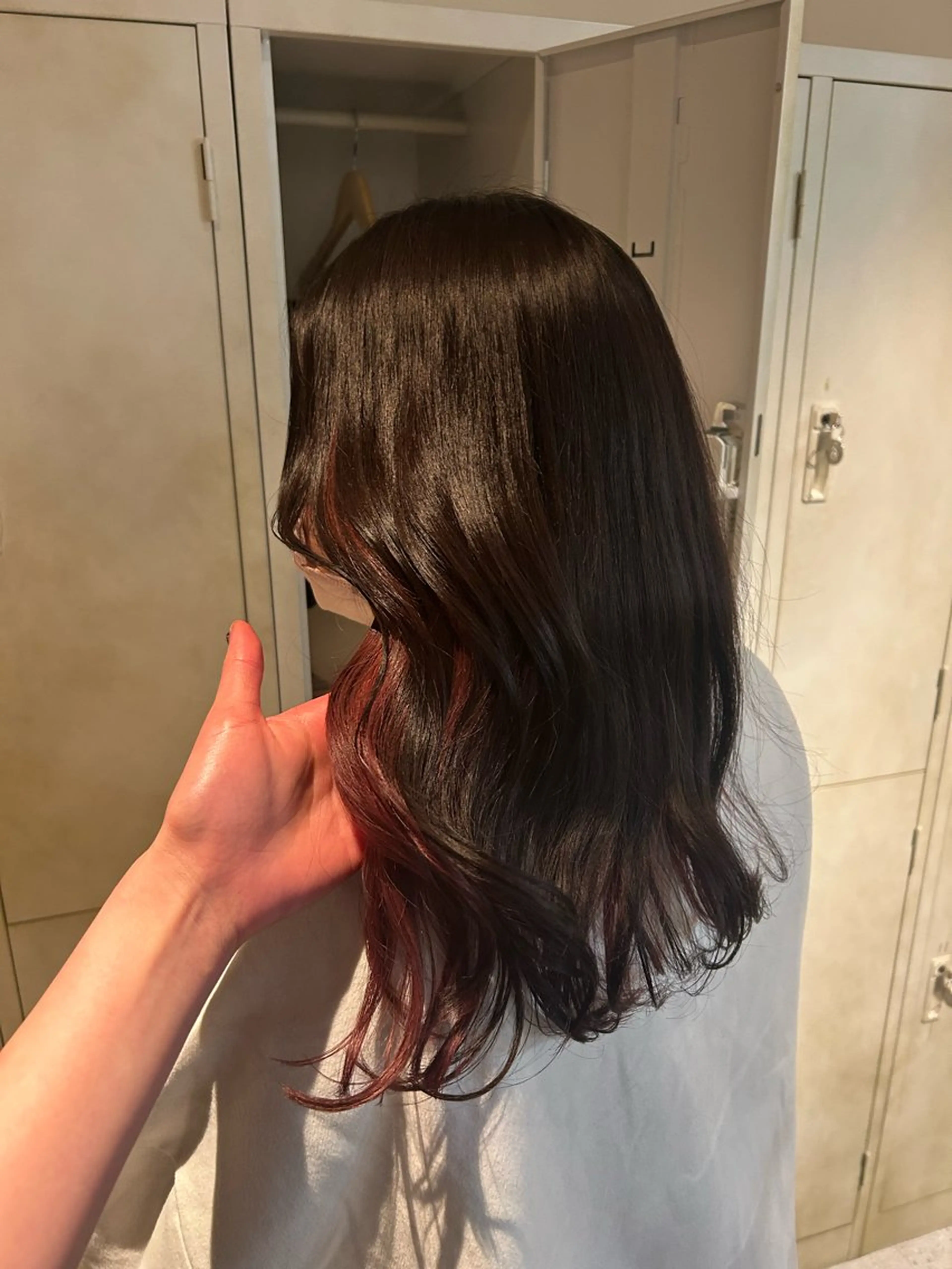 ロング カラー カット ヘアカラー トリートメント Lolonois野田 ヒガシ カイリ🐬のヘアスタイル