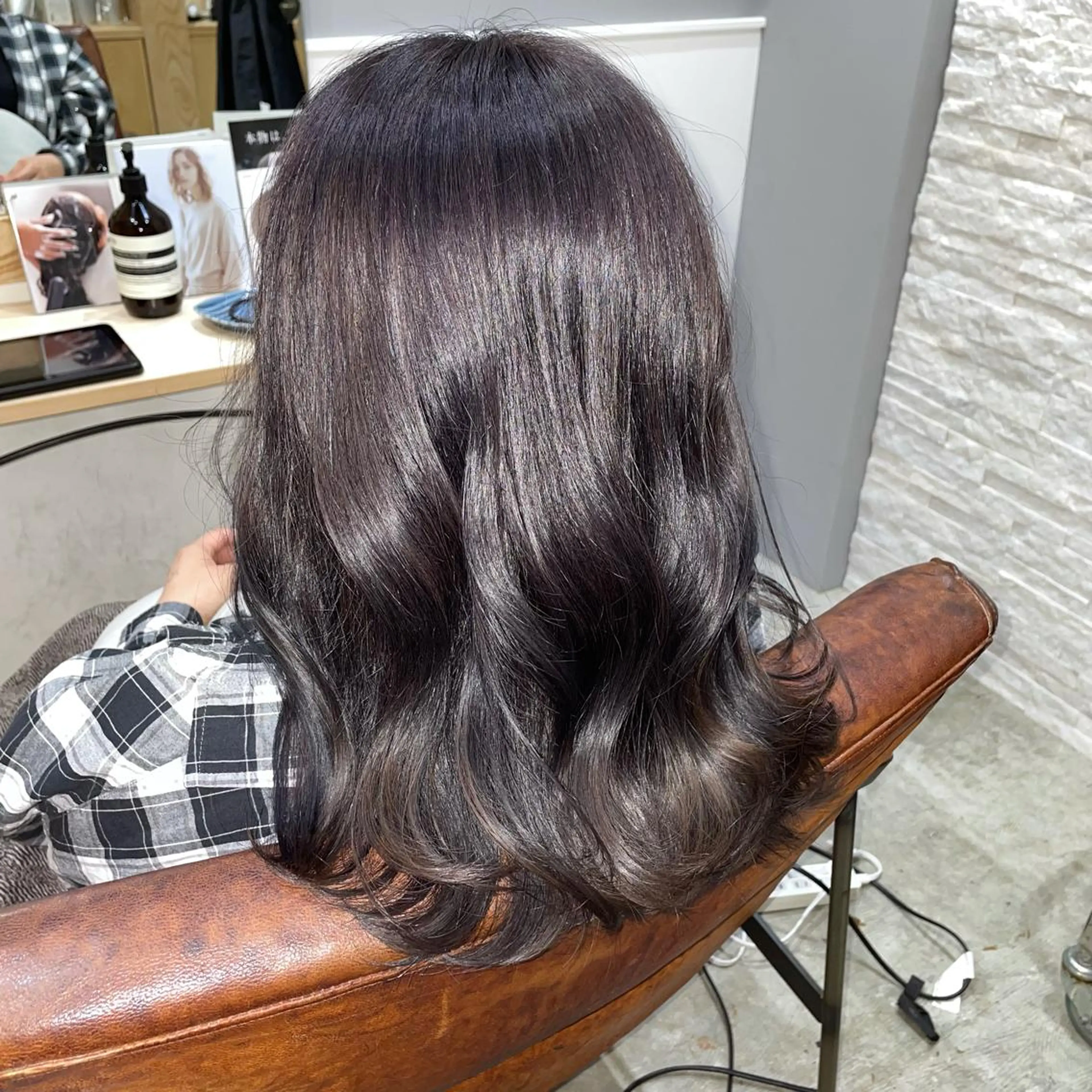 セミロング カラー ヘアカラー miloc那覇 MIKUのヘアスタイル