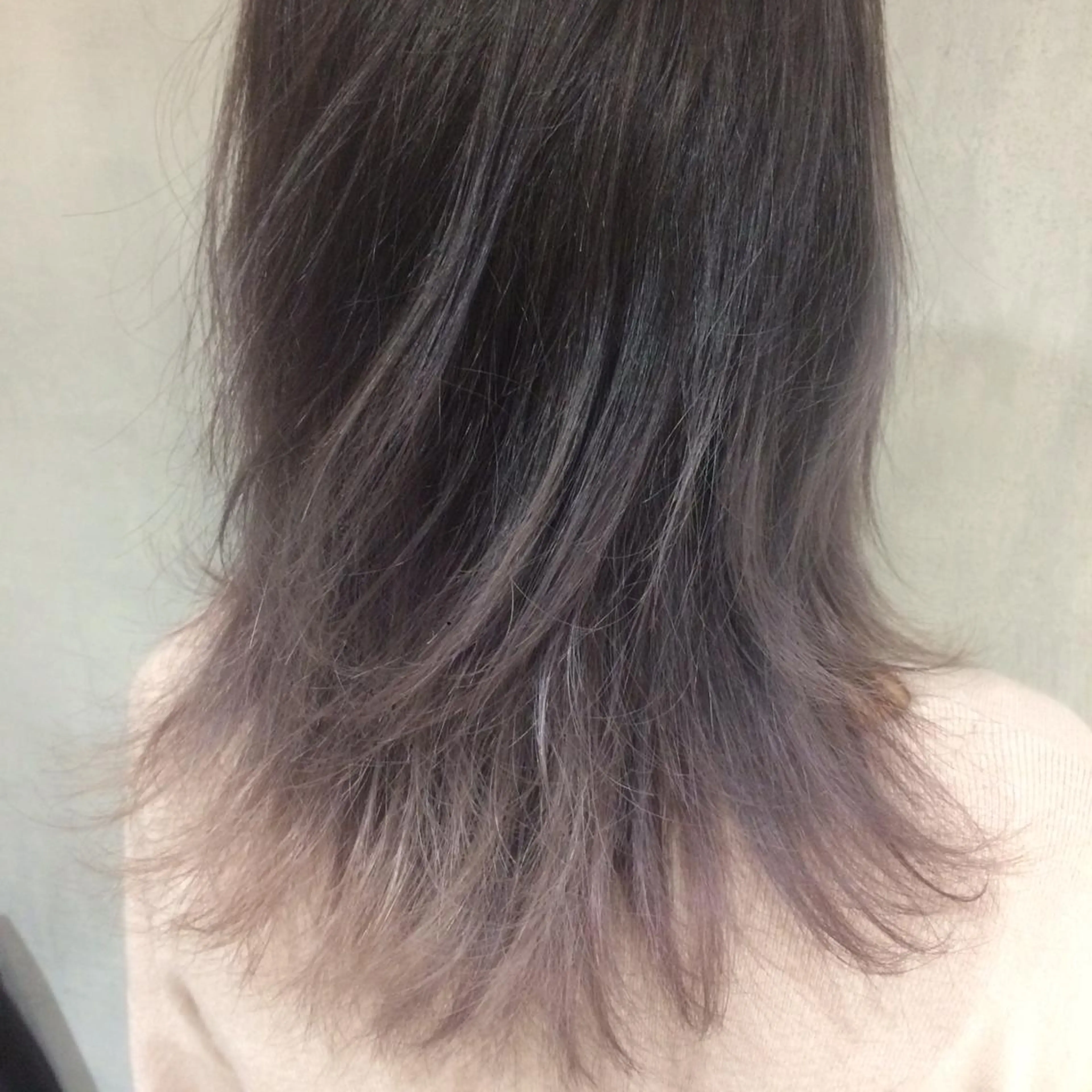 ミディアム カラー グラデーションカラー ラベンダーカラー ラベンダーピンク ピンクカラー はだゆうき @hadadan08のヘアスタイル