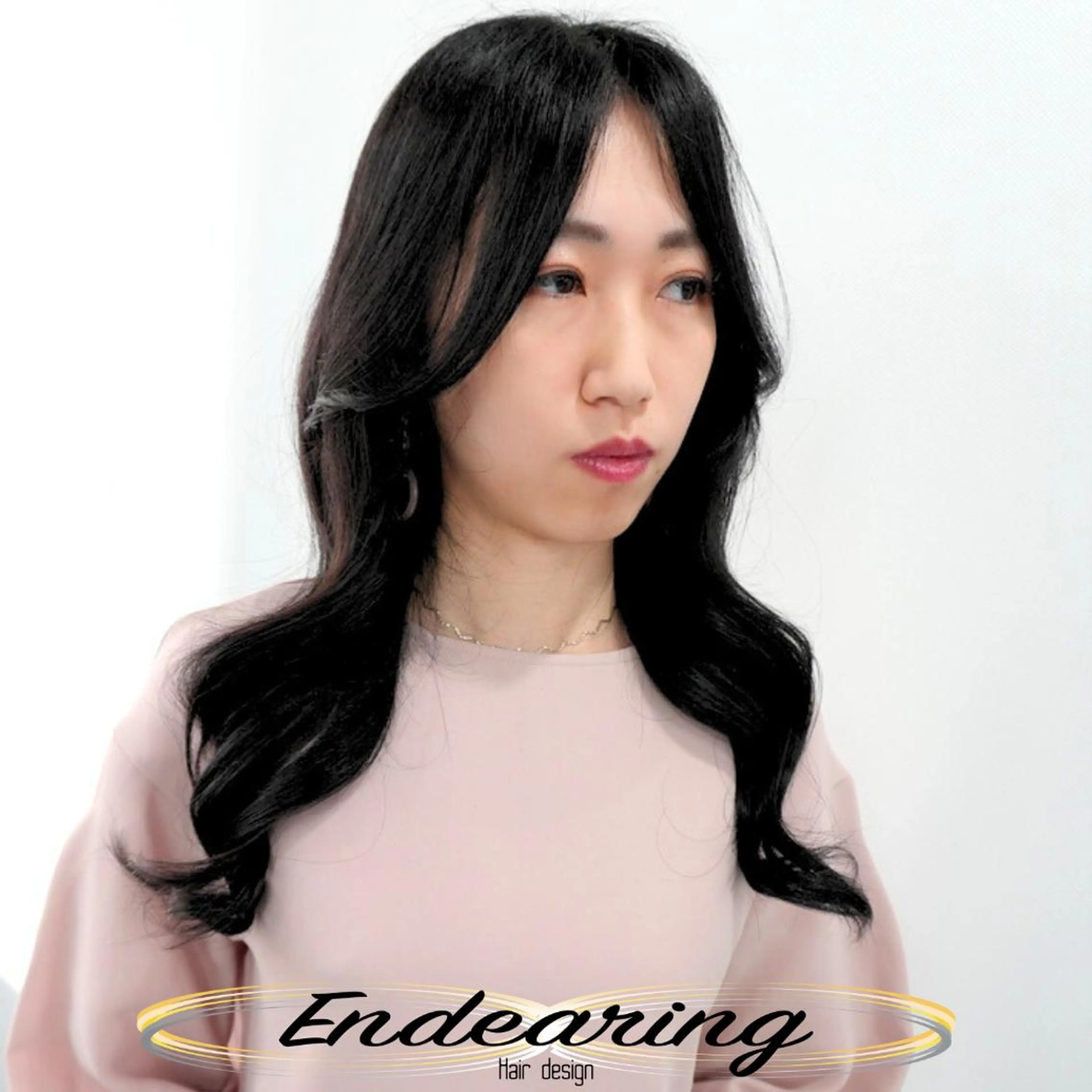 カラー 黒髪 透明感カラー カット Endearing 銀座/レイヤーカットのヘアスタイル