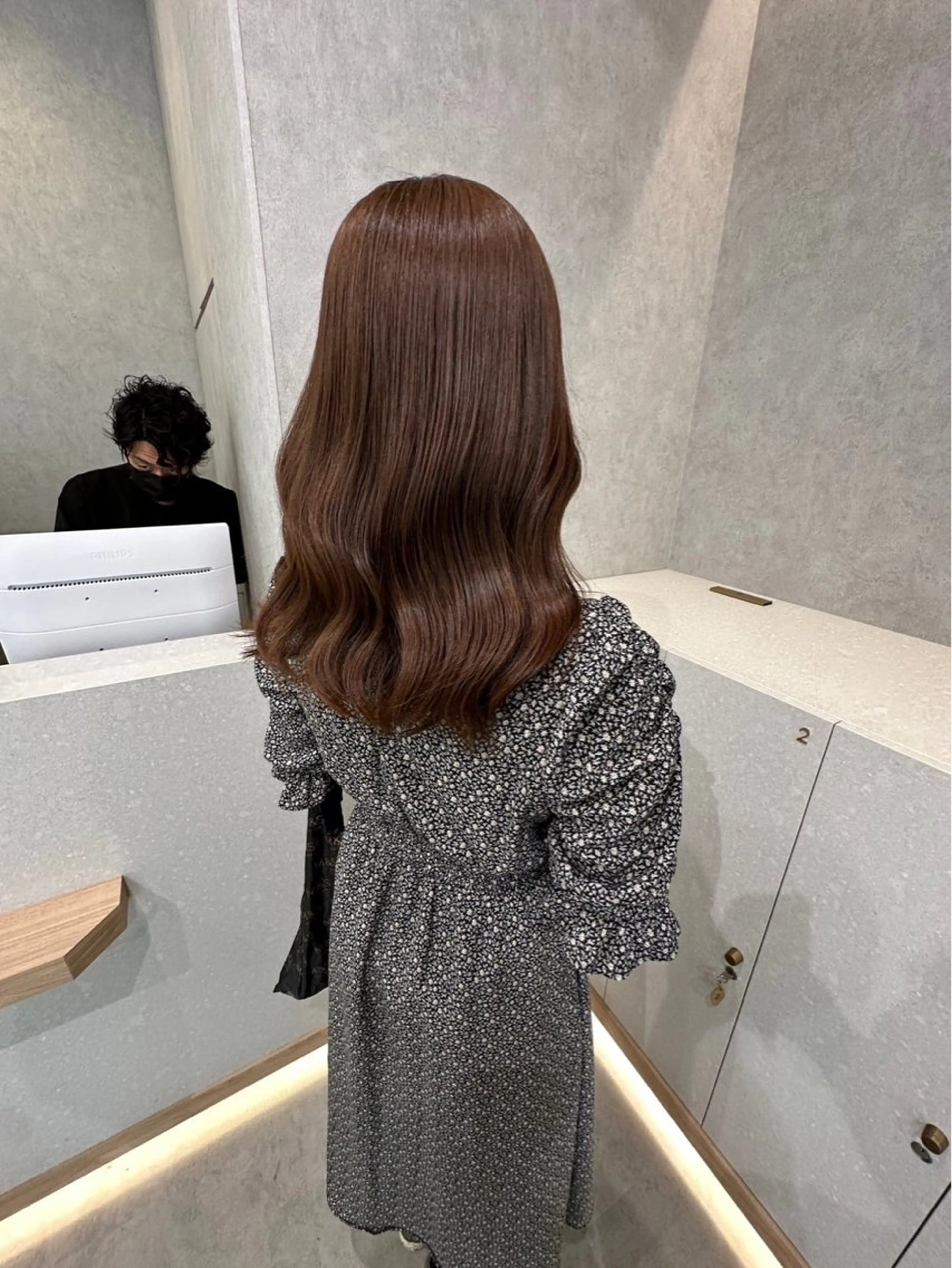 ロング 縮毛矯正/ まなかのヘアスタイル