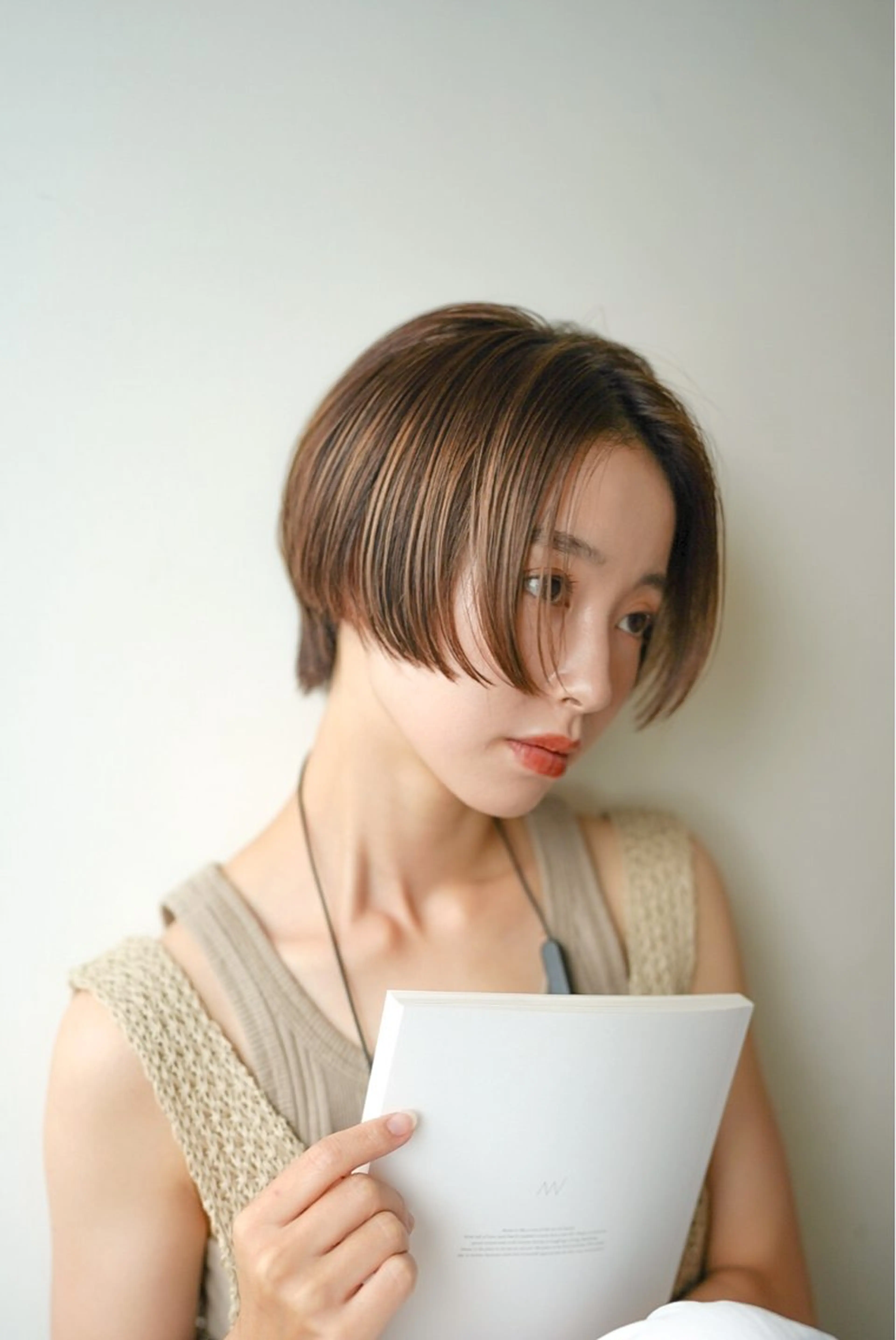 ショート THE DAY所属・AKI HASHIMOTOのヘアスタイル