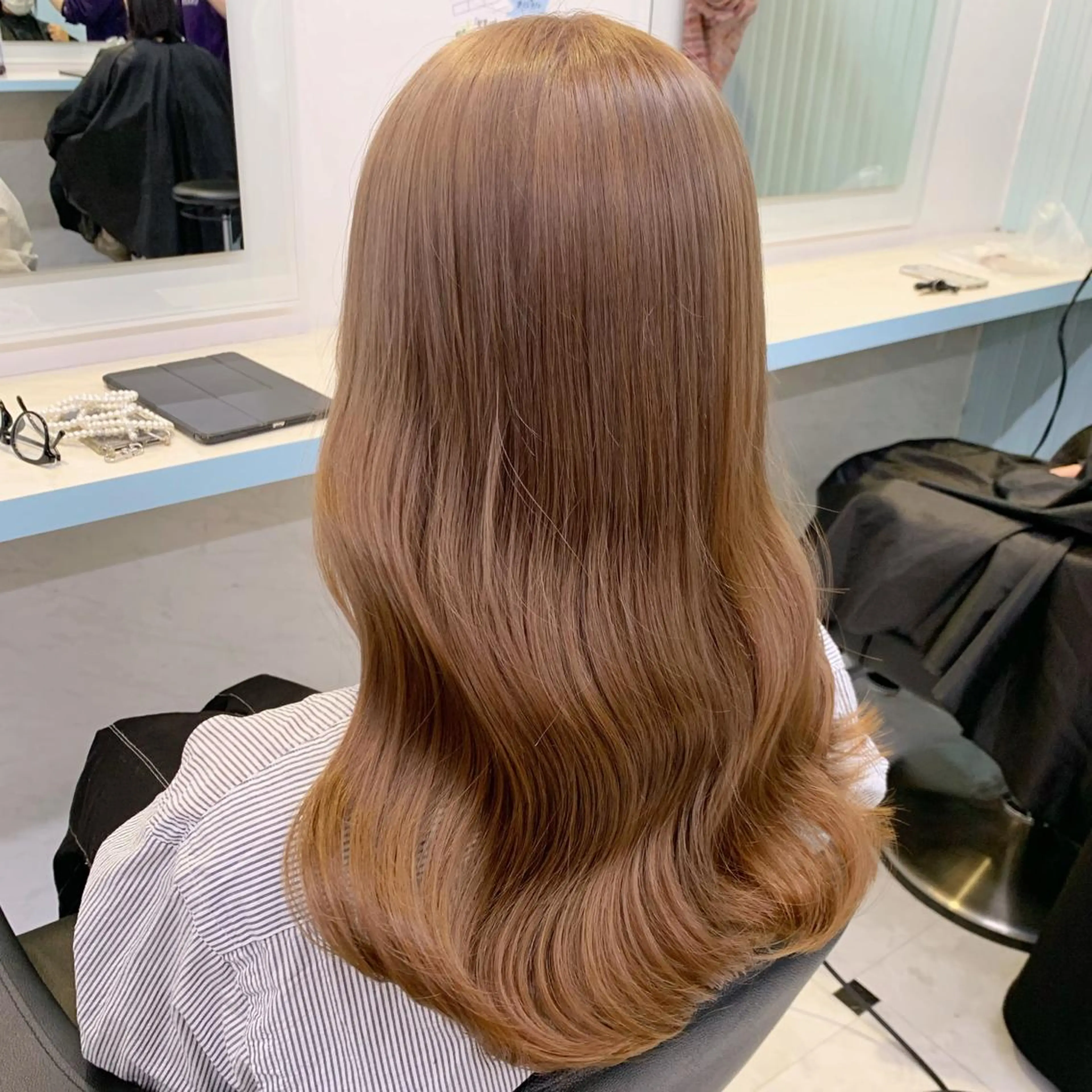 ロング ヘアカラー トリートメント 🤍大人っぽ韓国暗髪 🤍Asuka🤍のヘアスタイル