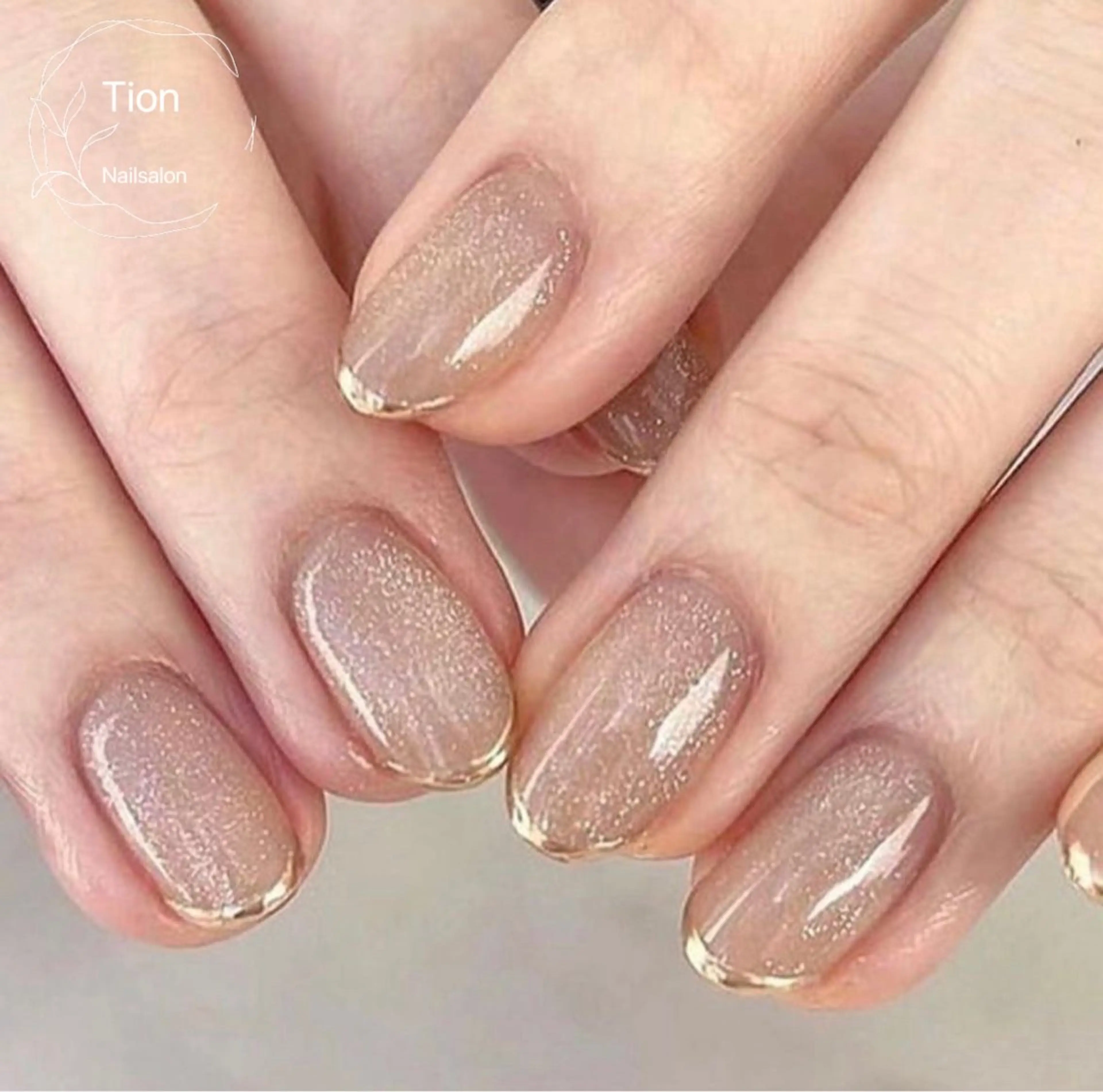 ネイル チークネイル 長さ出し フットネイル フレンチネイル ジェルネイル Nailsalon Tion 横浜西口店のネイルデザイン