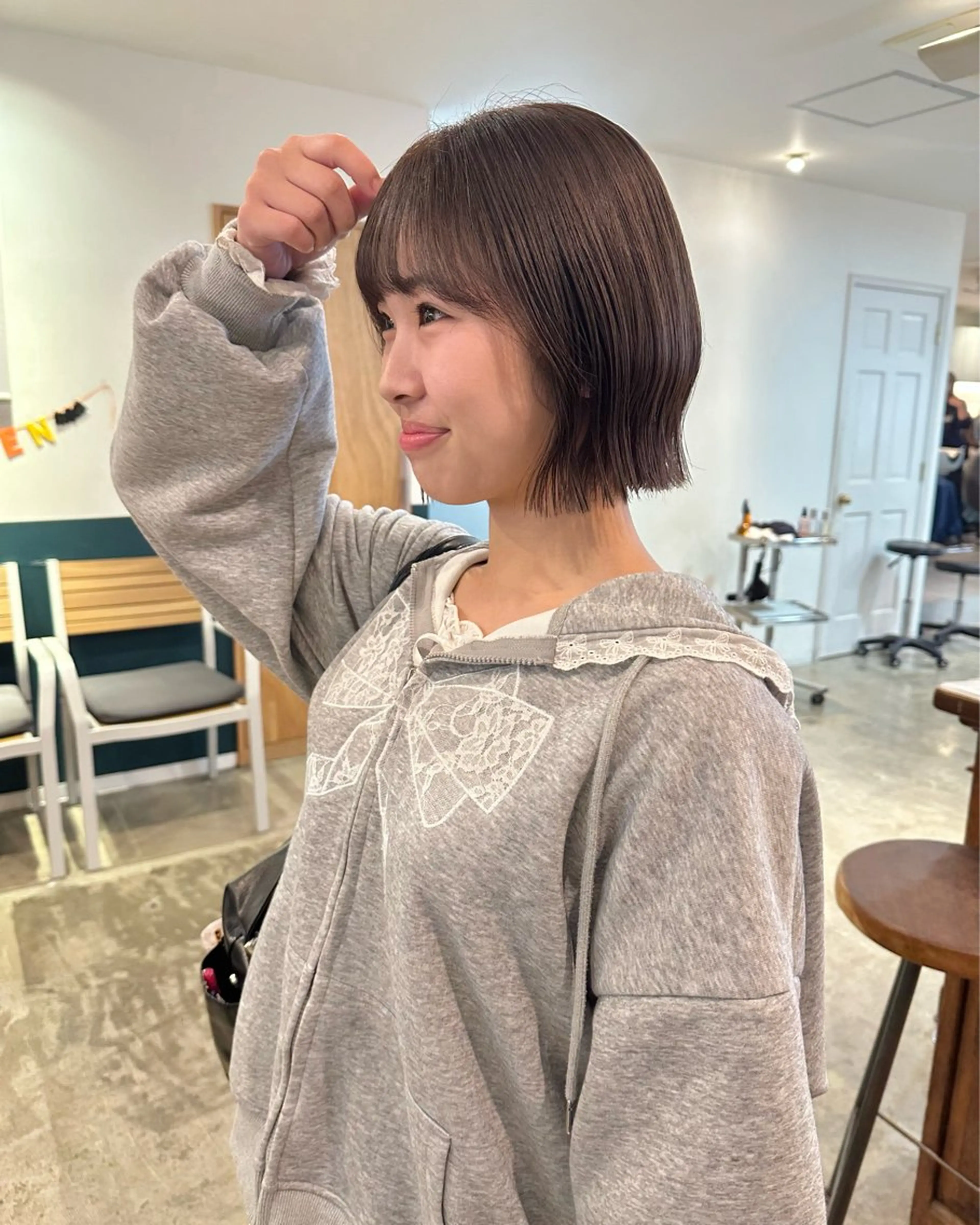 抜け感レイヤーボブの写真