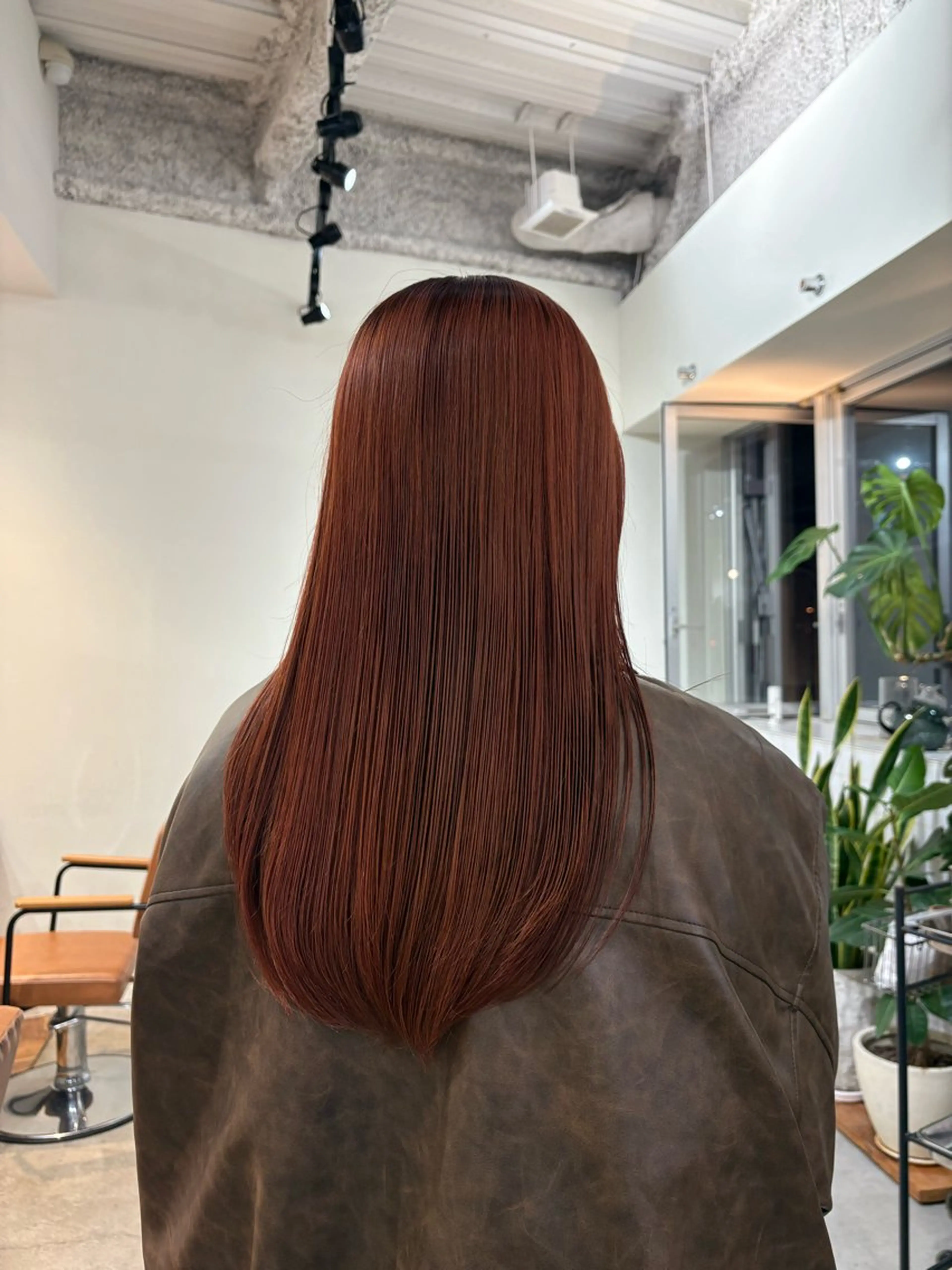 ロング ヘアカラー ダメージレスのパーマ 縮毛ブリーチMICOのヘアスタイル