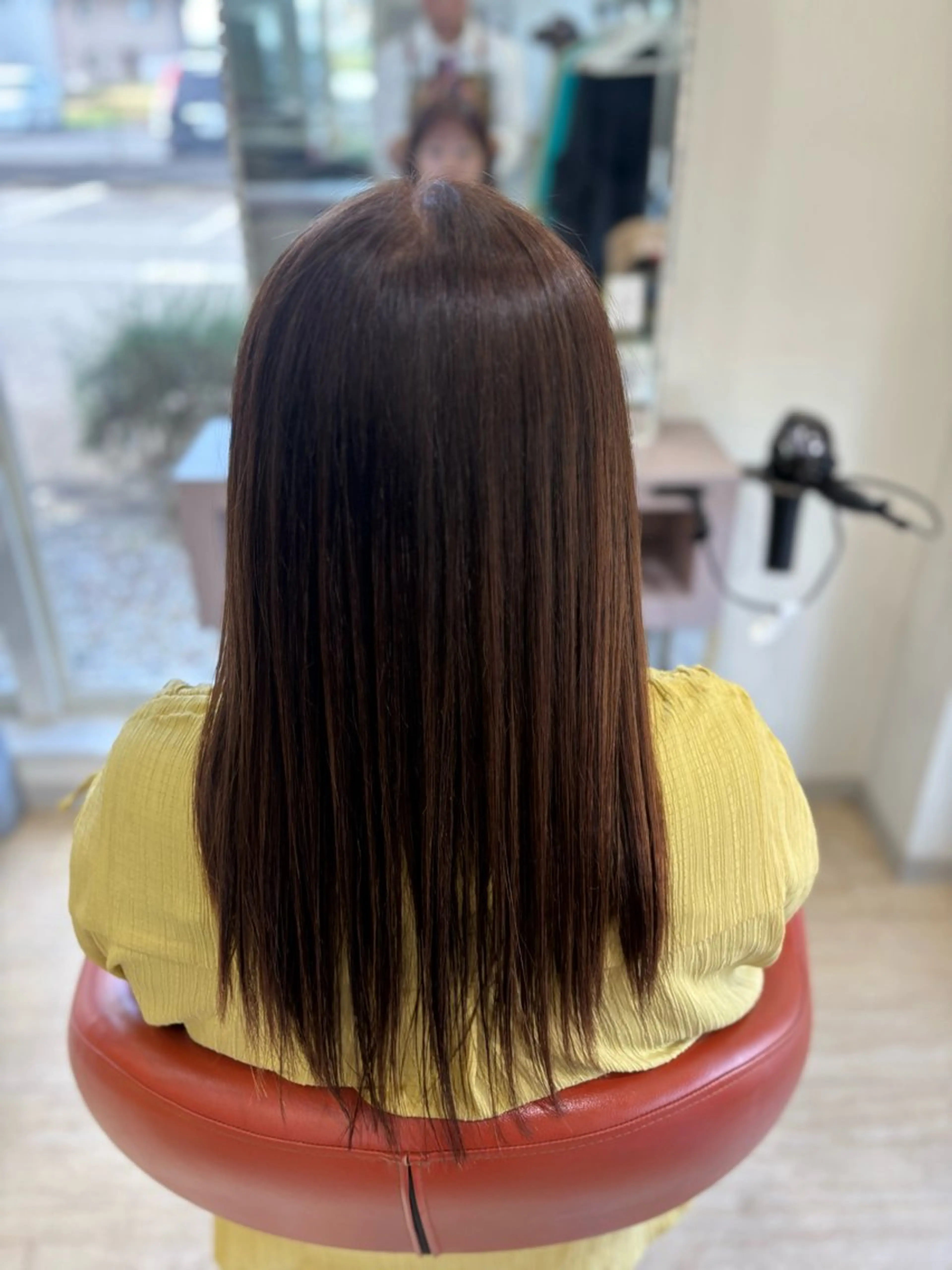 ロング 縮毛矯正 工藤 彩花のヘアスタイル