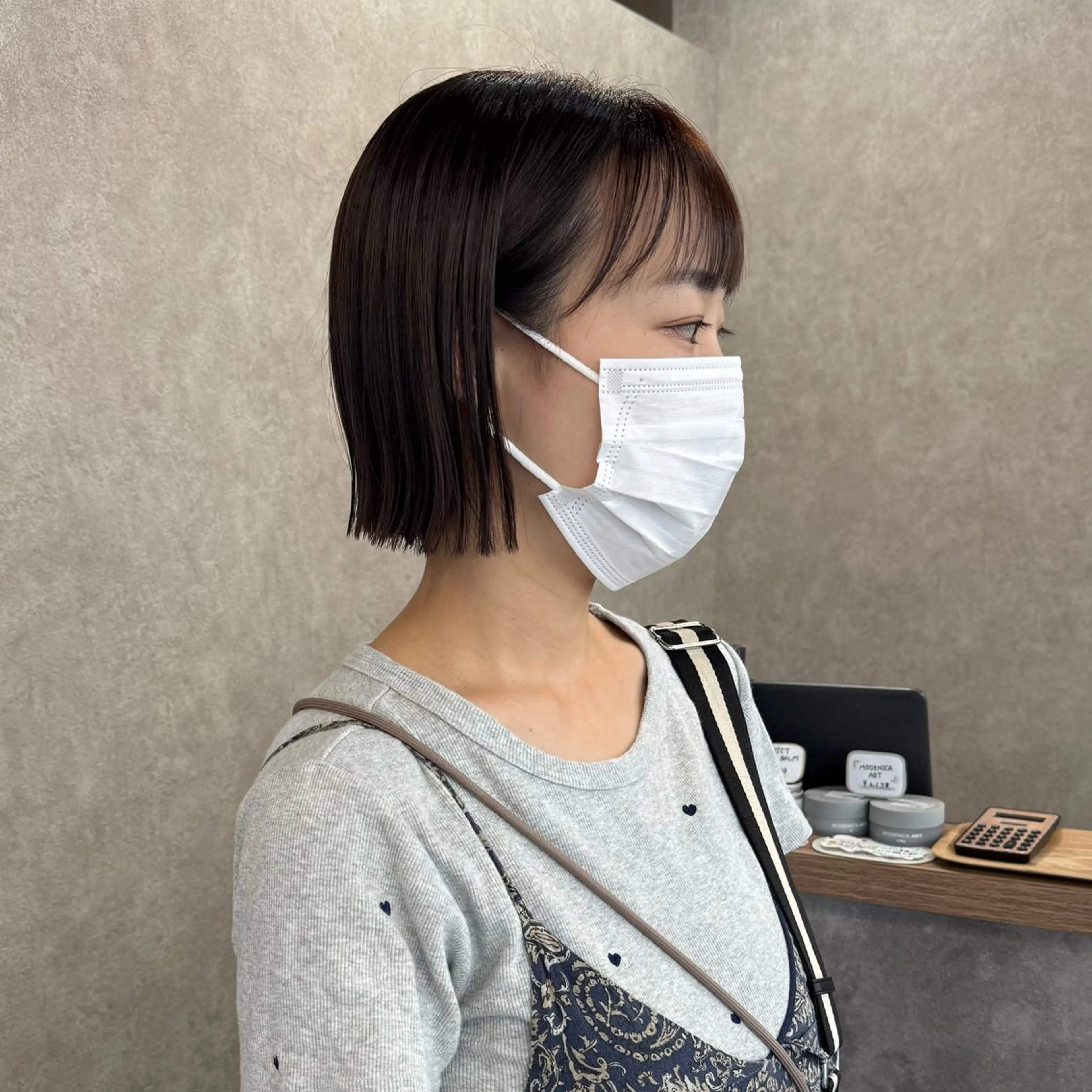 ショート カット ヘアカラー 丸みショート🧸 積田 佳奈のヘアスタイル