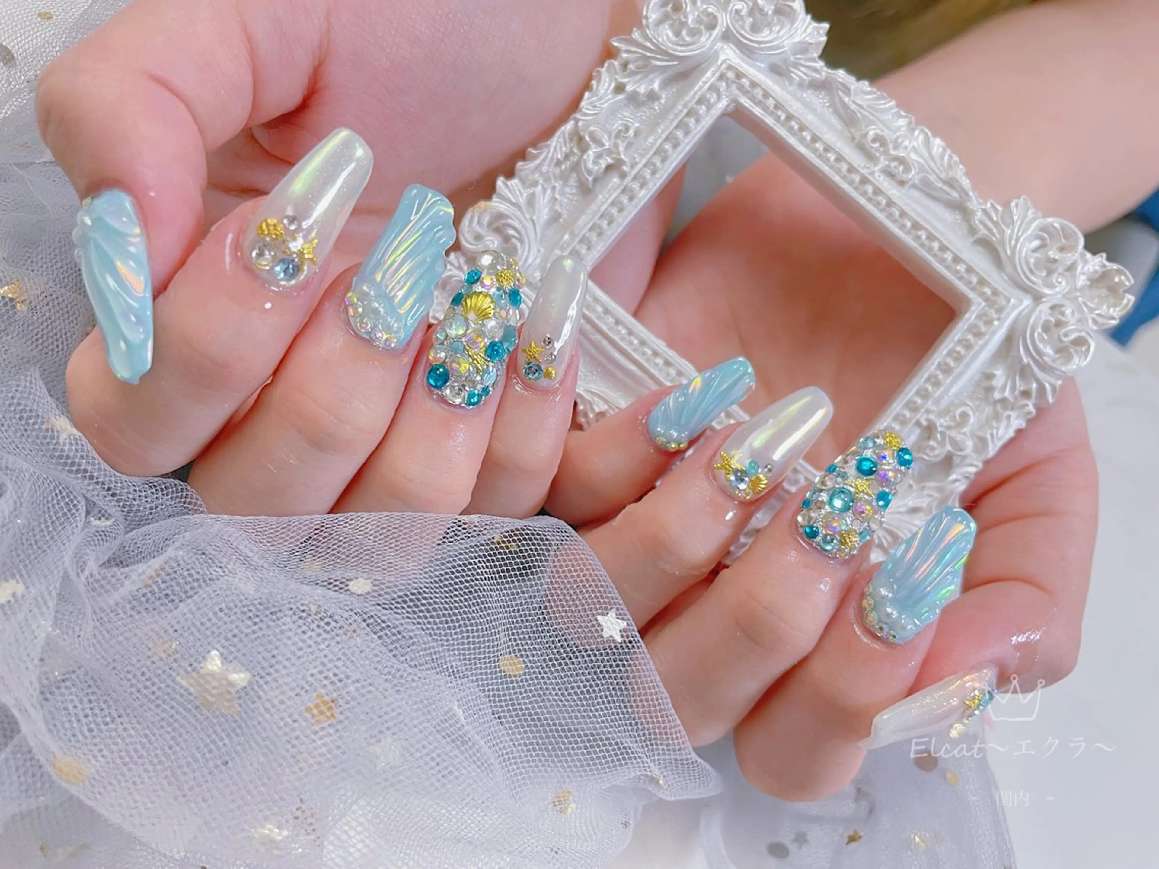 ネイル ハンドネイル ネイルサロンエクラ 🫧Shizukaのネイルデザイン