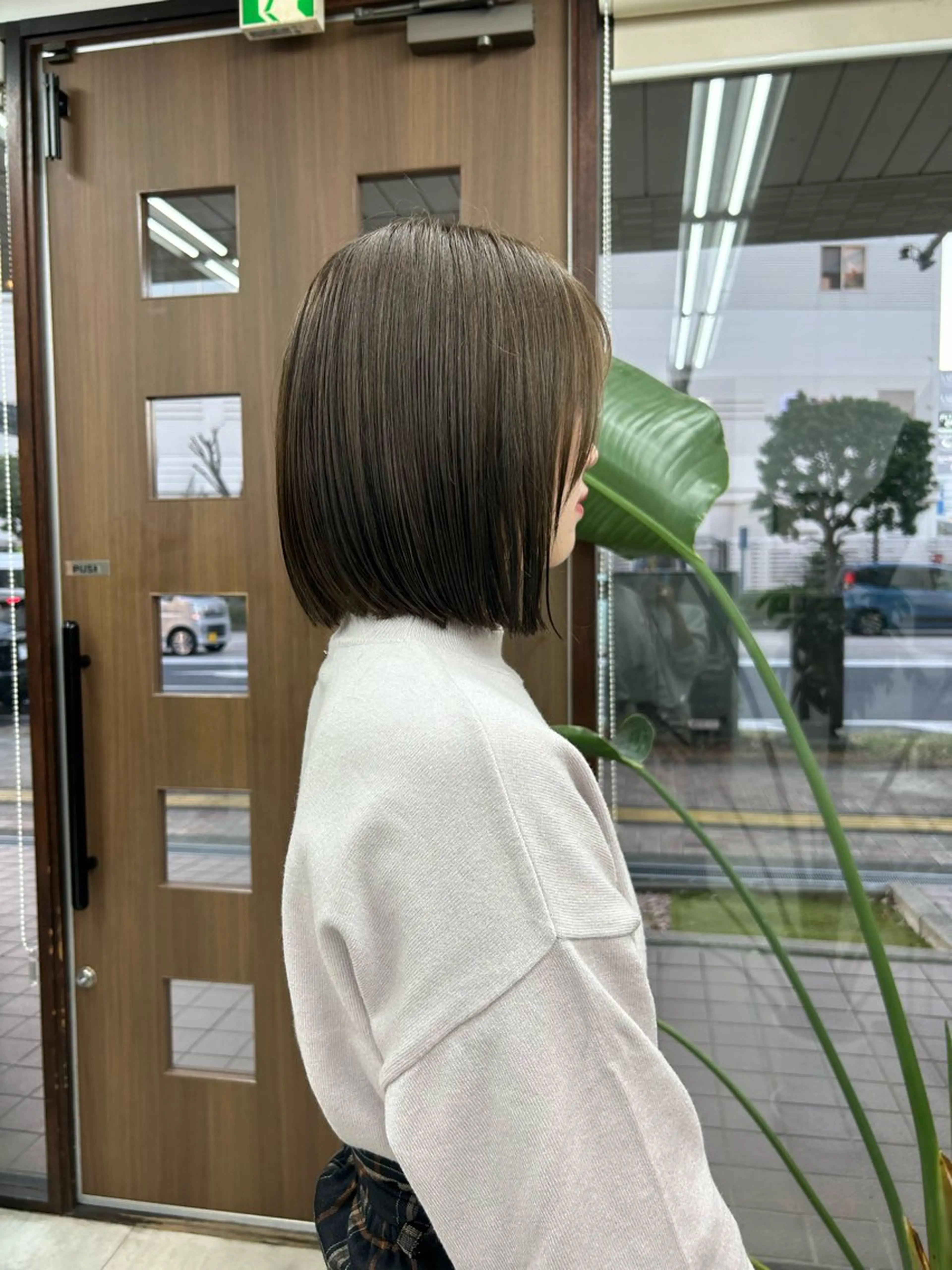 ミディアム ダブルカラー/韓国 ヘア/さわのあかねのヘアスタイル