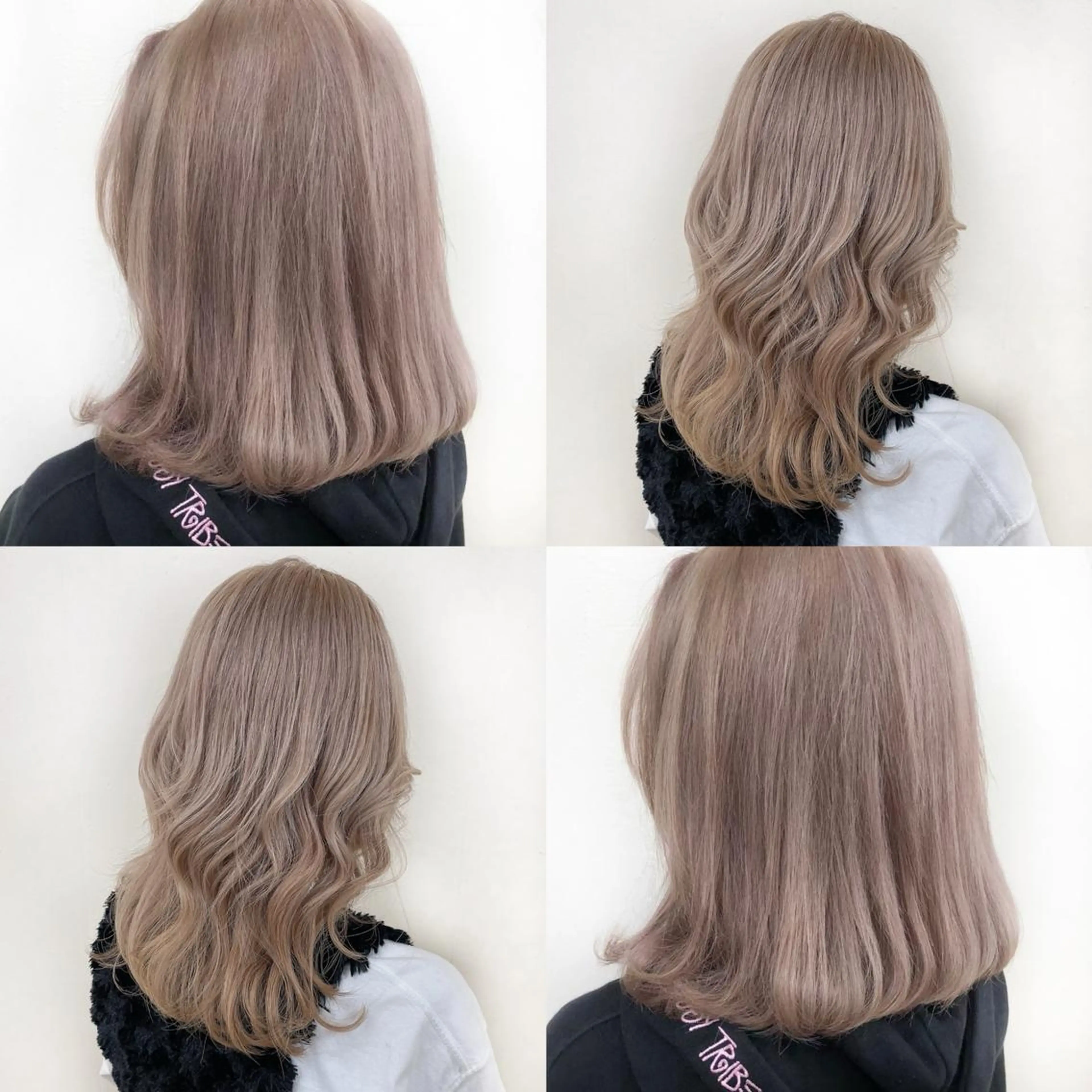 ミディアム パーマ ヘアアレンジ 💕上野美容師☁ ブリーチ💖サワのヘアスタイル