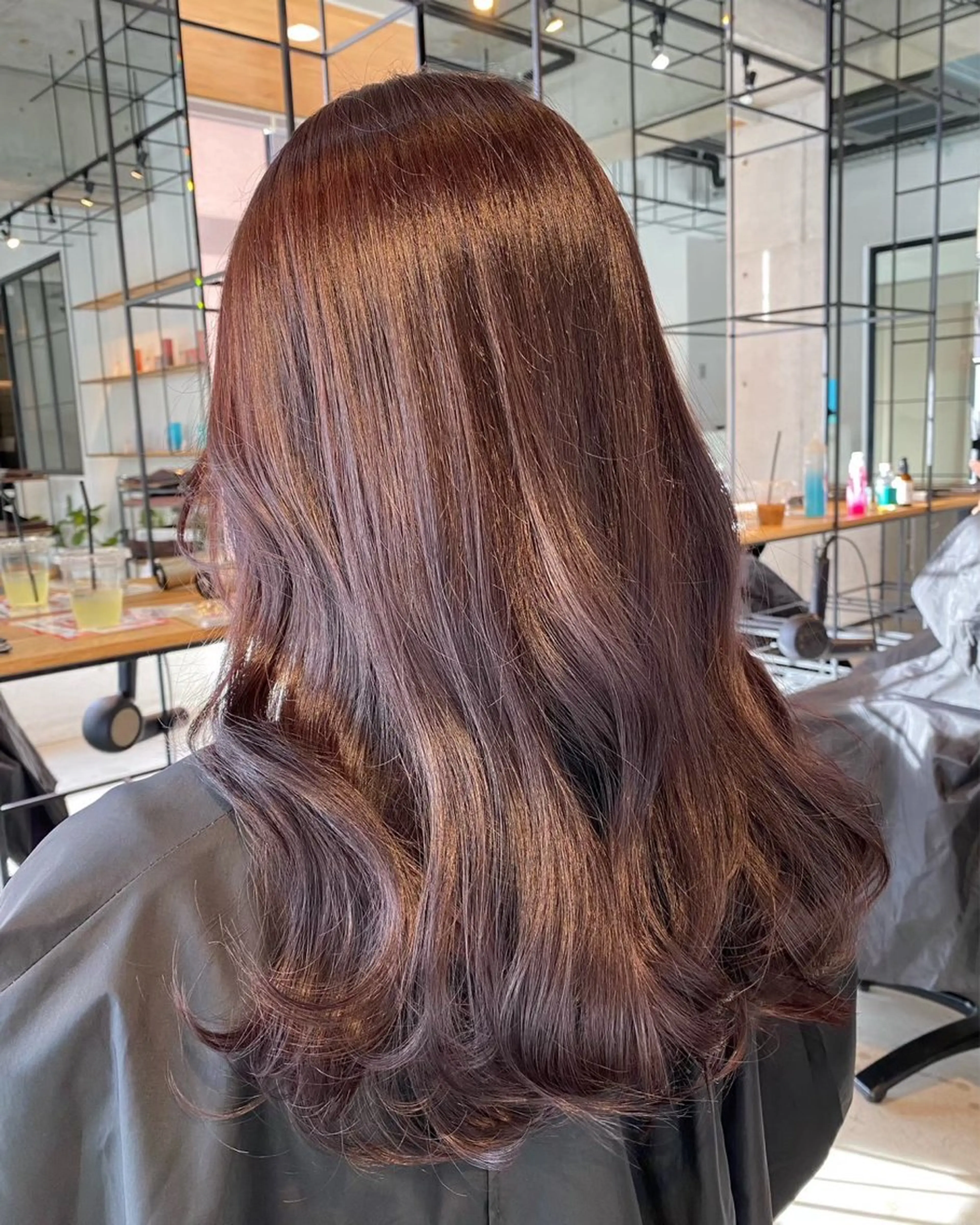 ロング カラー カット ヘアカラー 柔らかベージュ🩰/ 新潟駅/くるみのヘアスタイル
