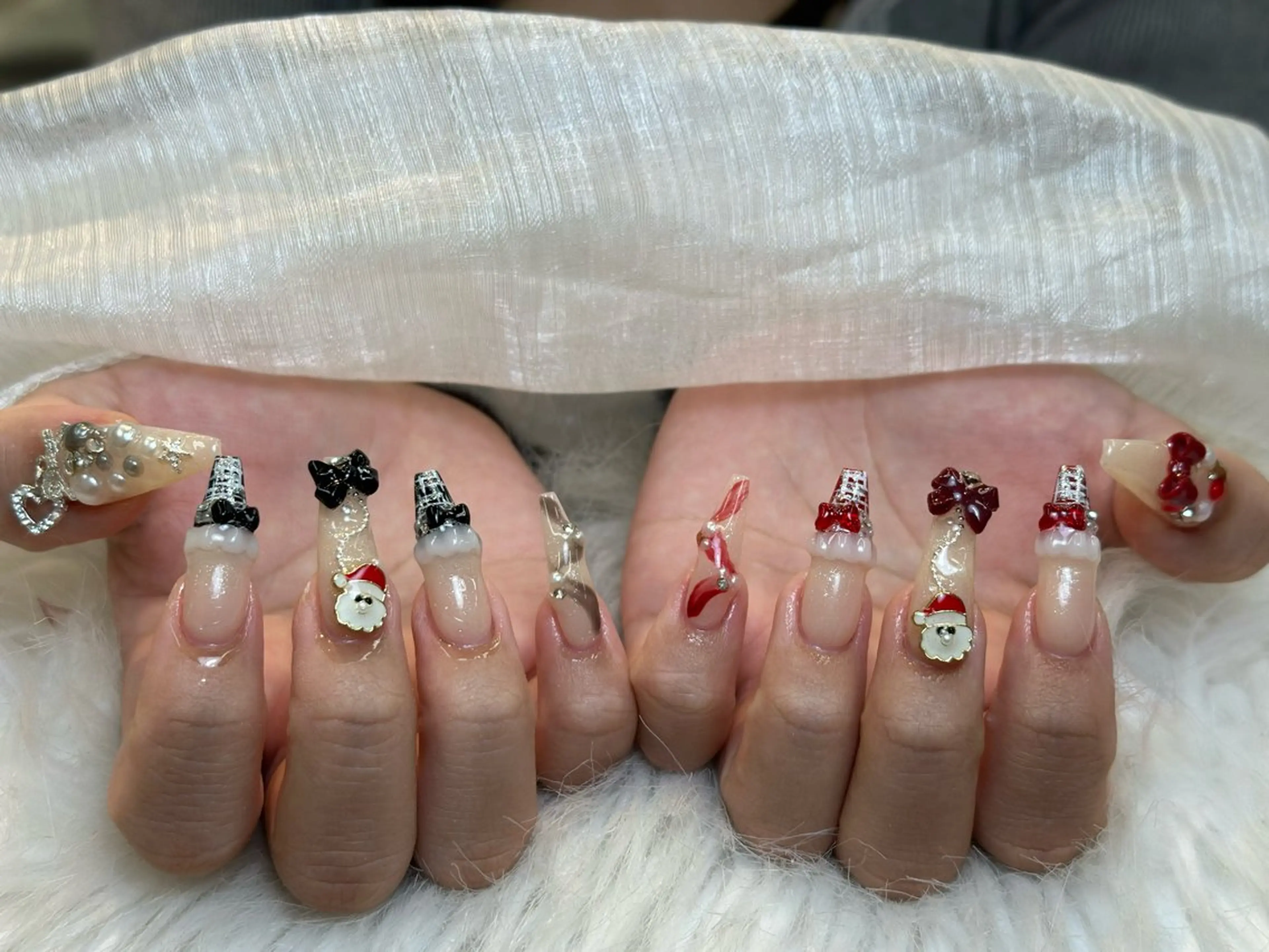 ネイル アートネイル 成人式 ジェルネイル ニュアンスネイル 夏ネイル ハンドネイル Nienail_ Luxeのネイルデザイン