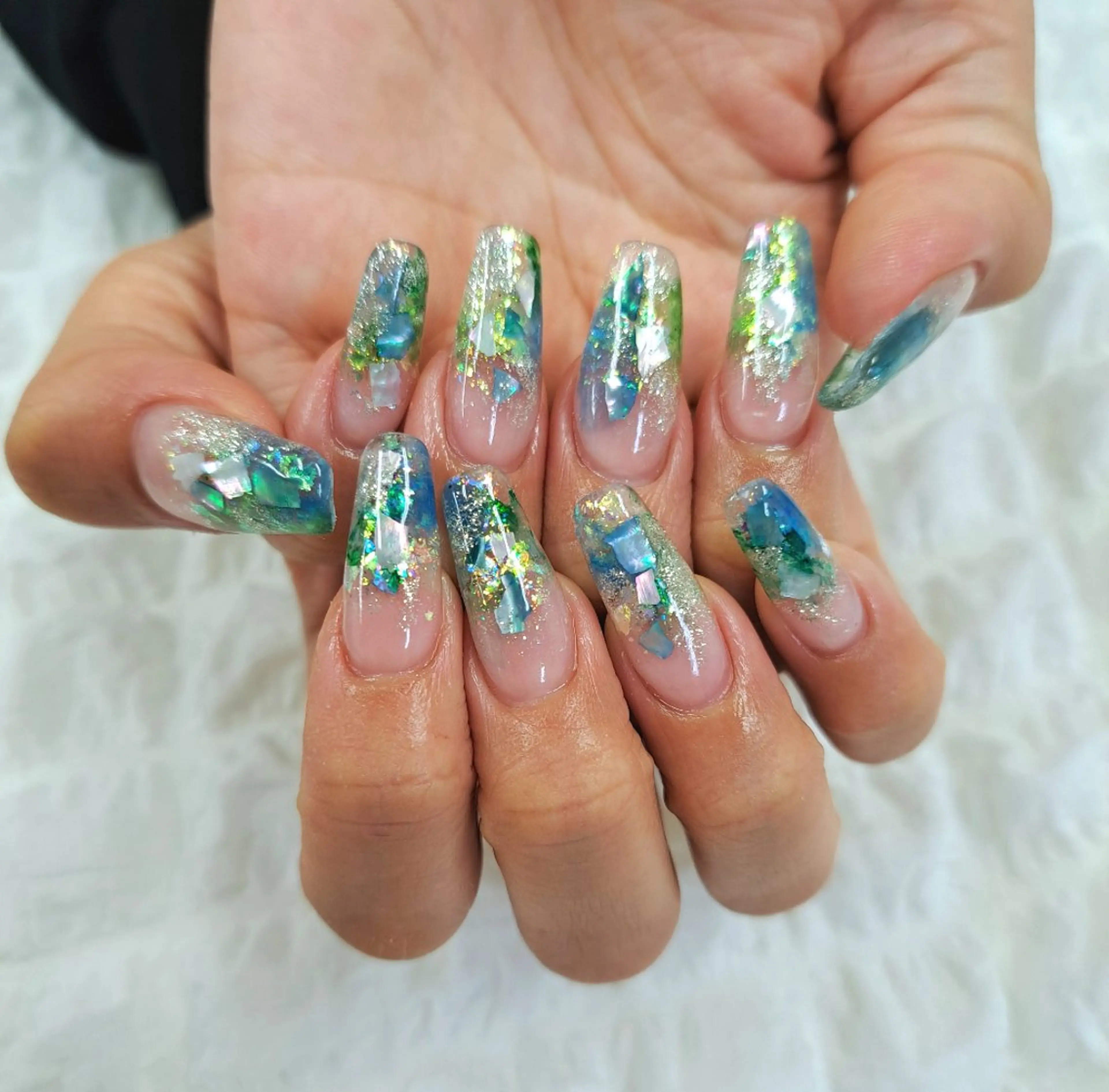 ネイル アートネイル フットネイル ジェルネイル 持ち込み ニュアンスネイル 河野ちえ (雑誌掲載サロン)のネイルデザイン