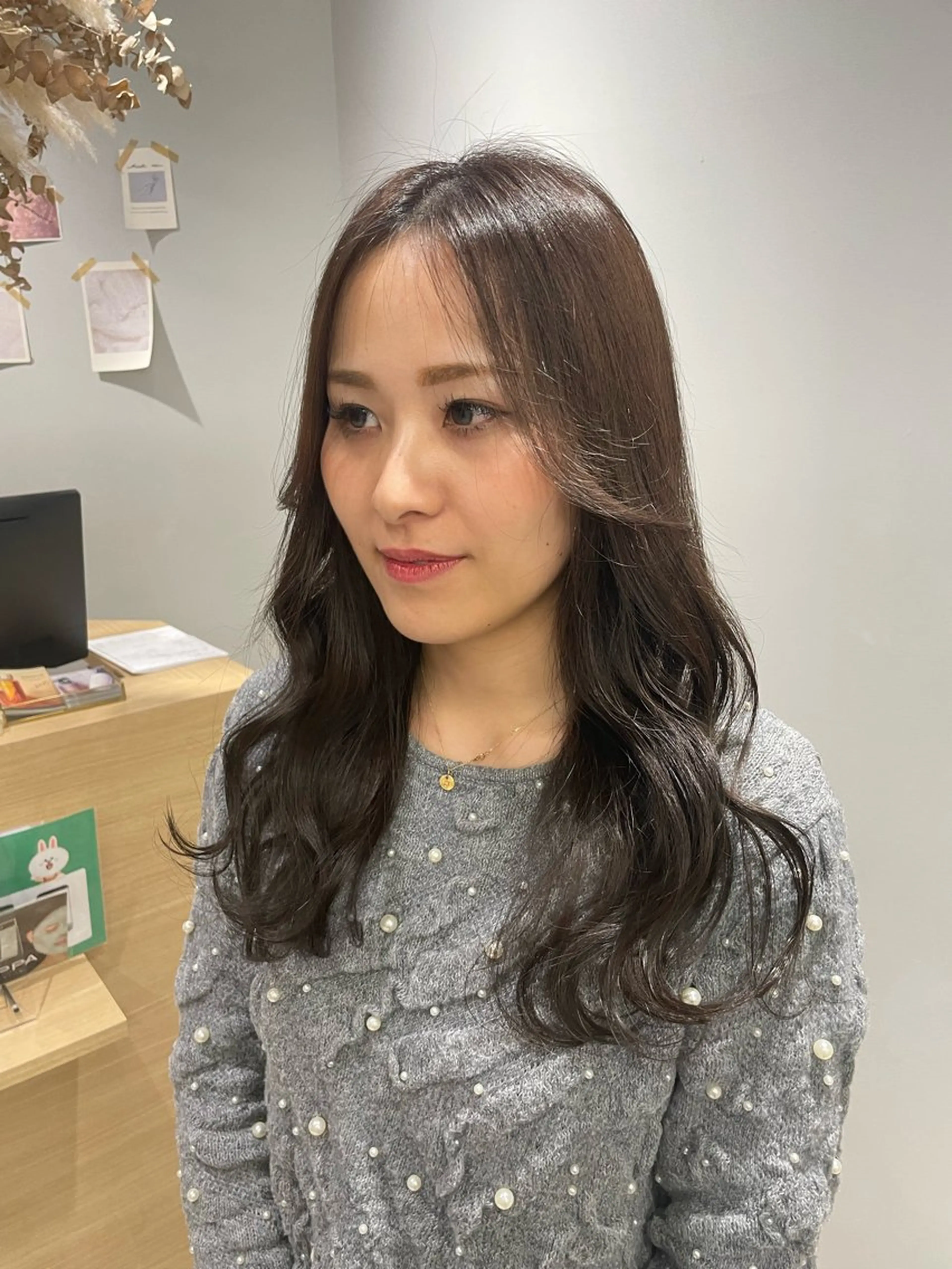 ミディアム カラー Zina【梅田】 /田中 沙弥のヘアスタイル