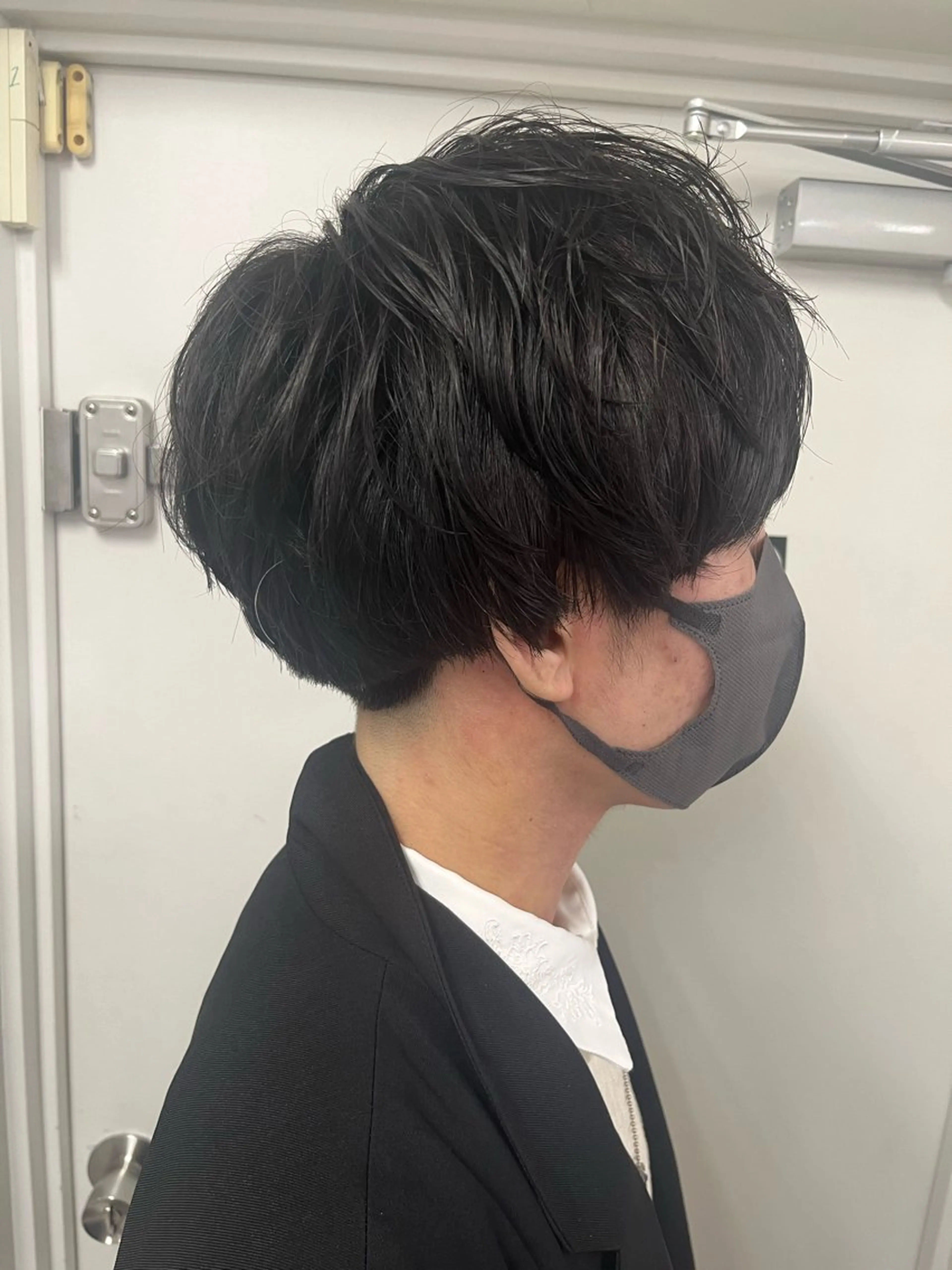 ショート パーマ メンズ メンズパーマ ニュアンスパーマ 吉松 大輝のヘアスタイル