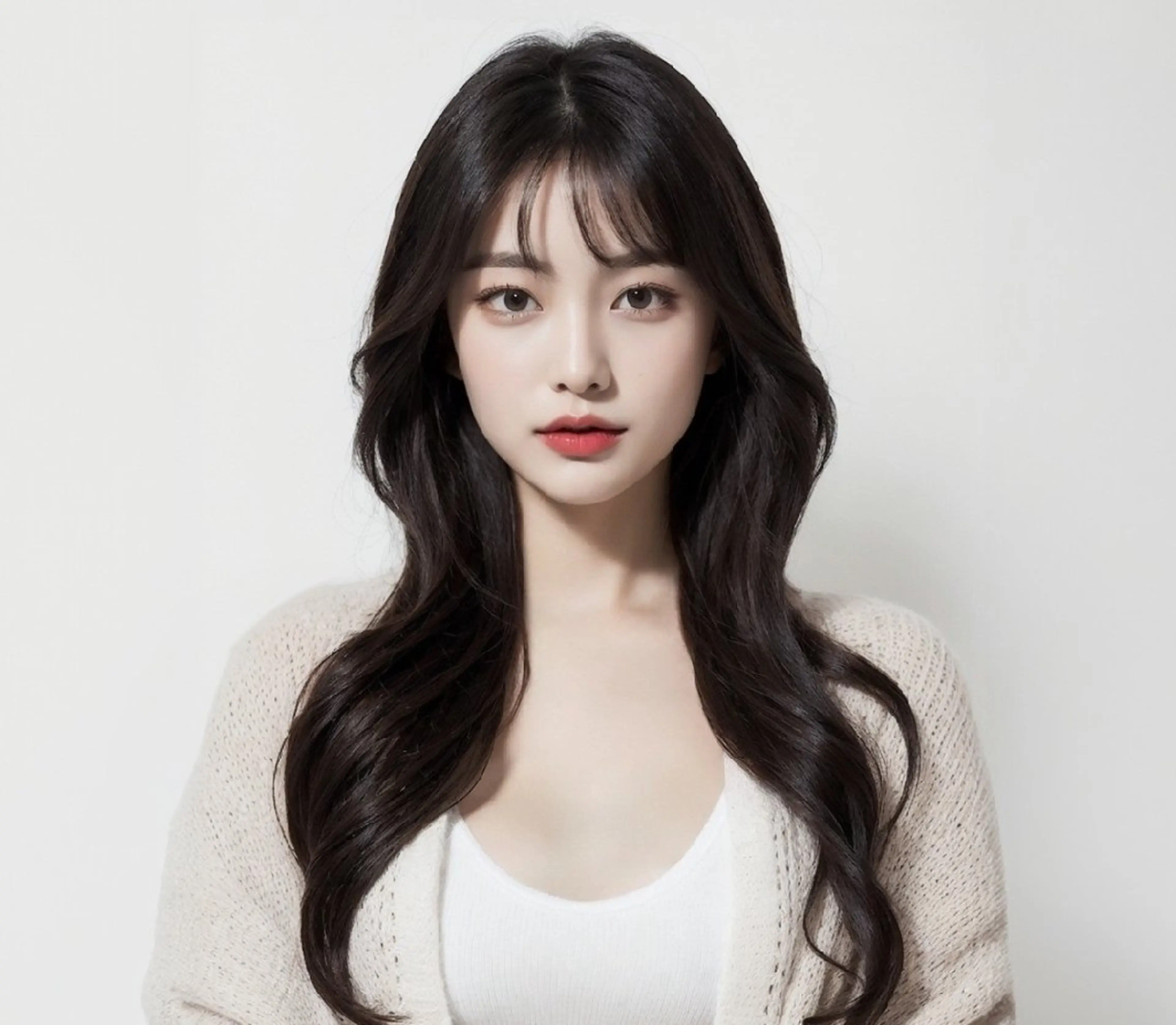 セミロング カラー 韓国風ヘア カット ヘアカラー トリートメント サロウィン　神戸三宮店所属・三宮No.1ブリーチ 無しカラー/杉山太貴のヘアスタイル