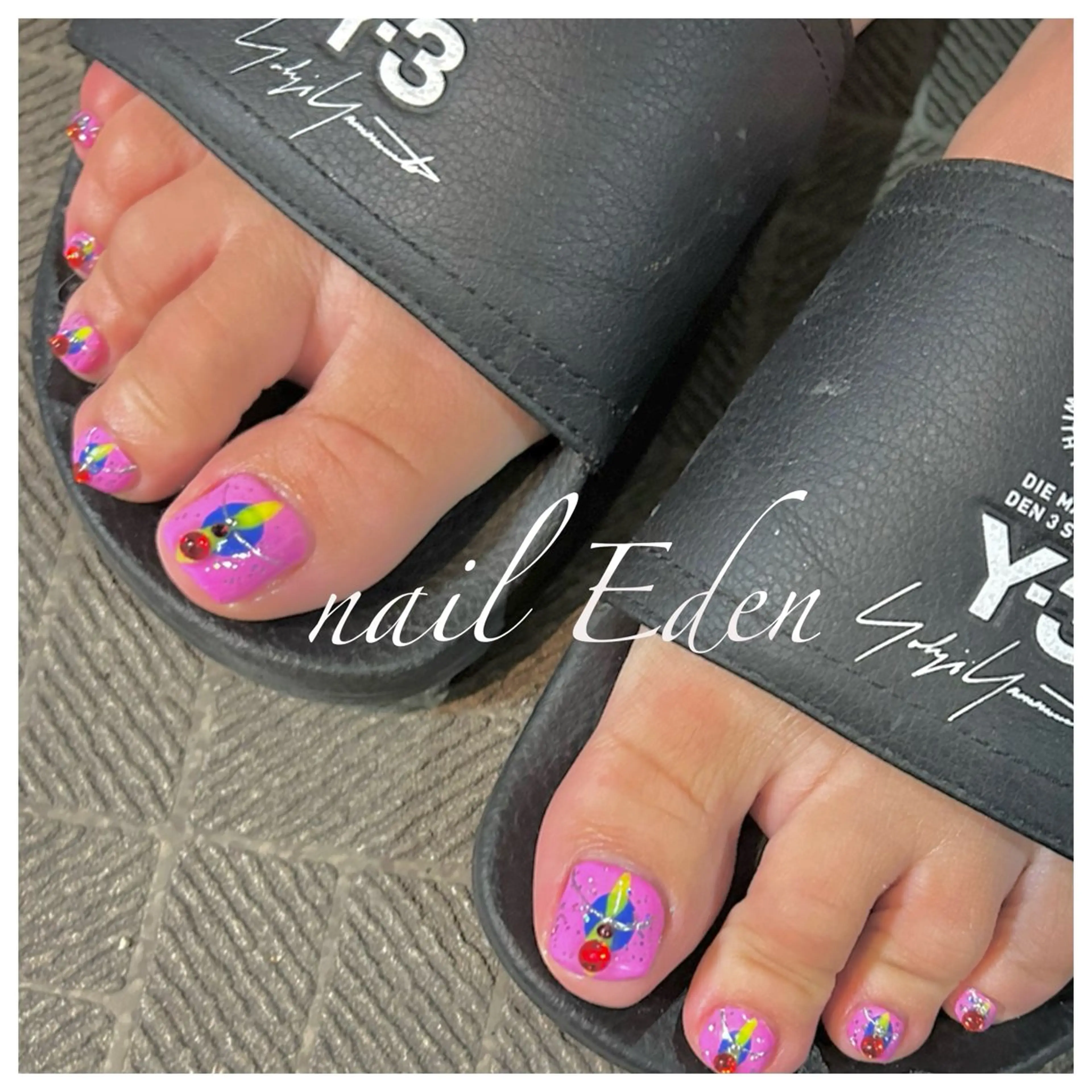 ネイル 持ち込み フットネイル Eden　private nail saron所属・Eden ♾️のネイルデザイン