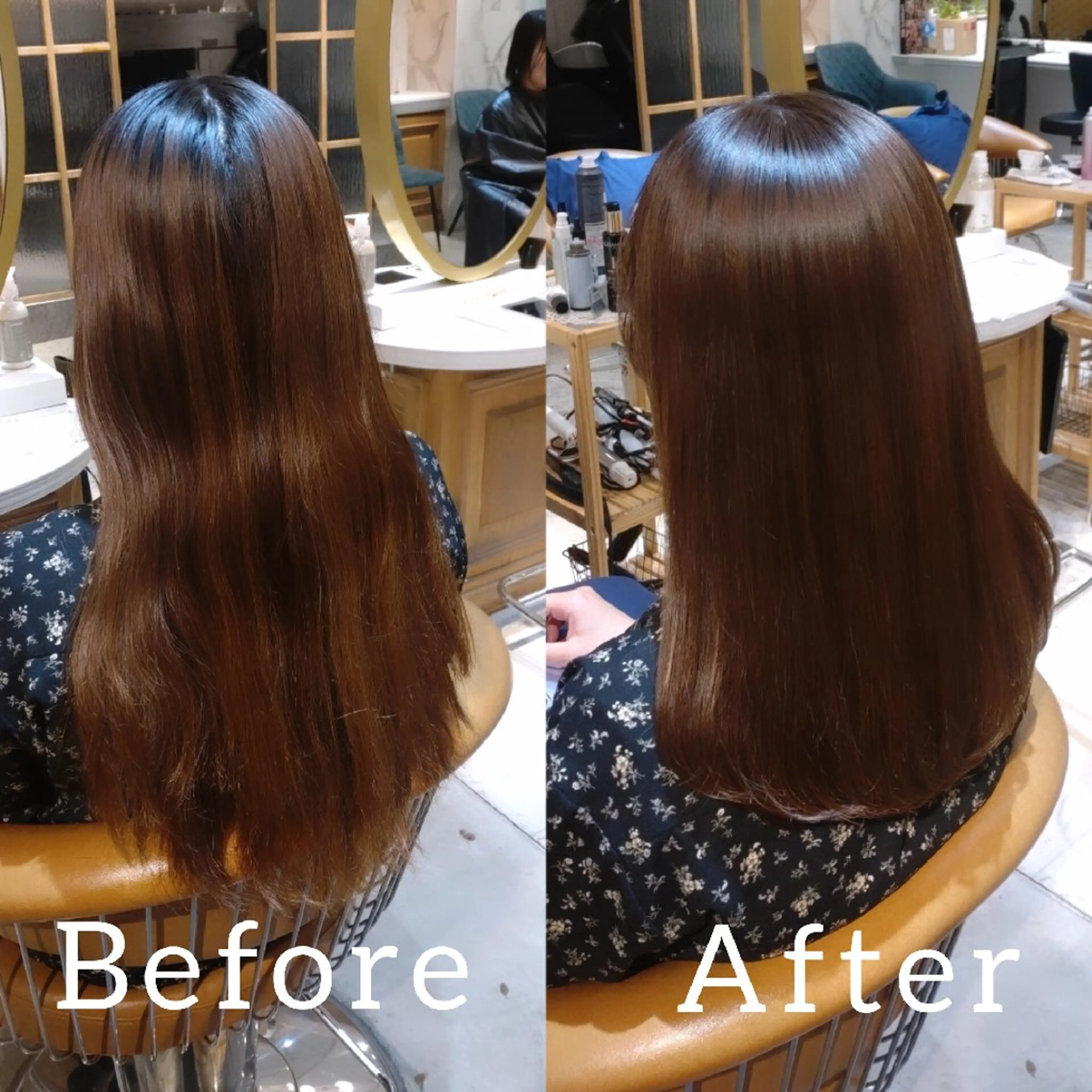 ロング カット ヘアカラー トリートメント 縮毛矯正/レイヤー 💎やまもとちひろのヘアスタイル