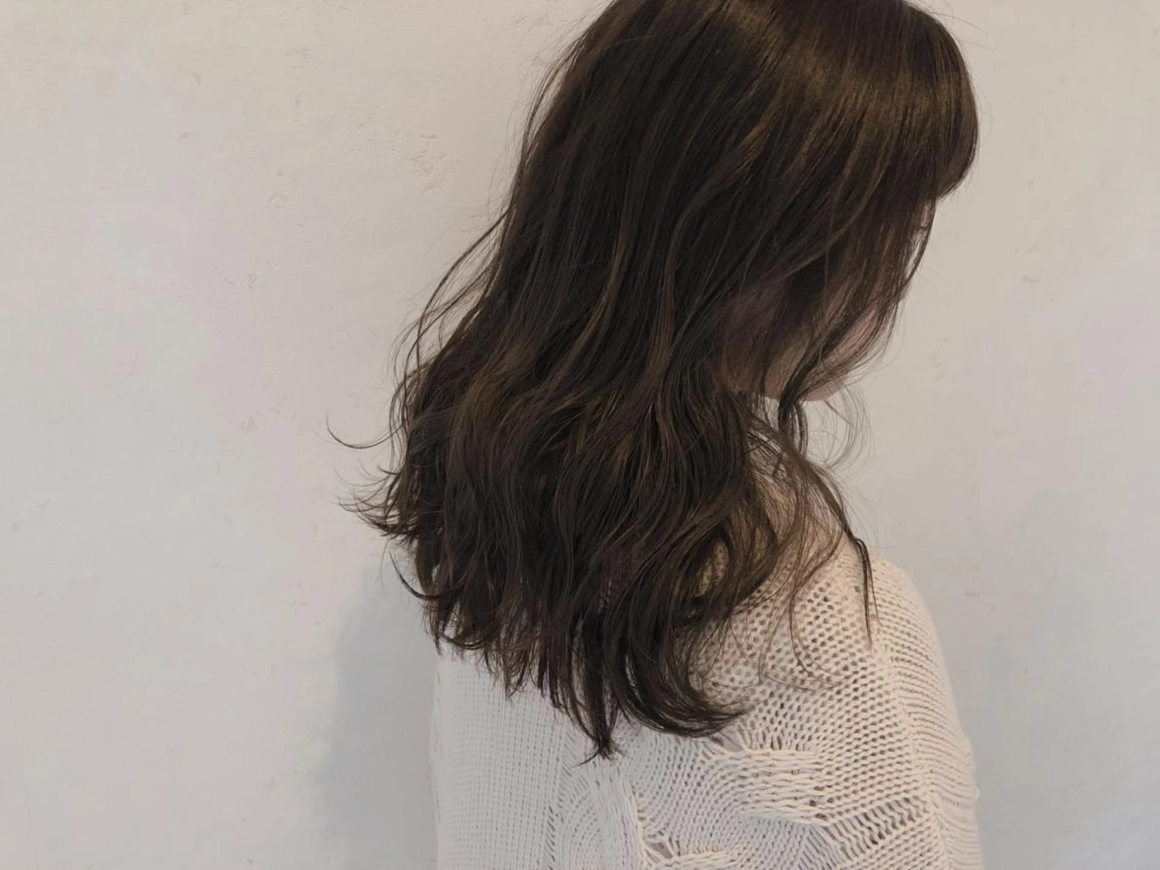 セミロング カラー The book hand salon所属・伊藤 さやかのヘアスタイル