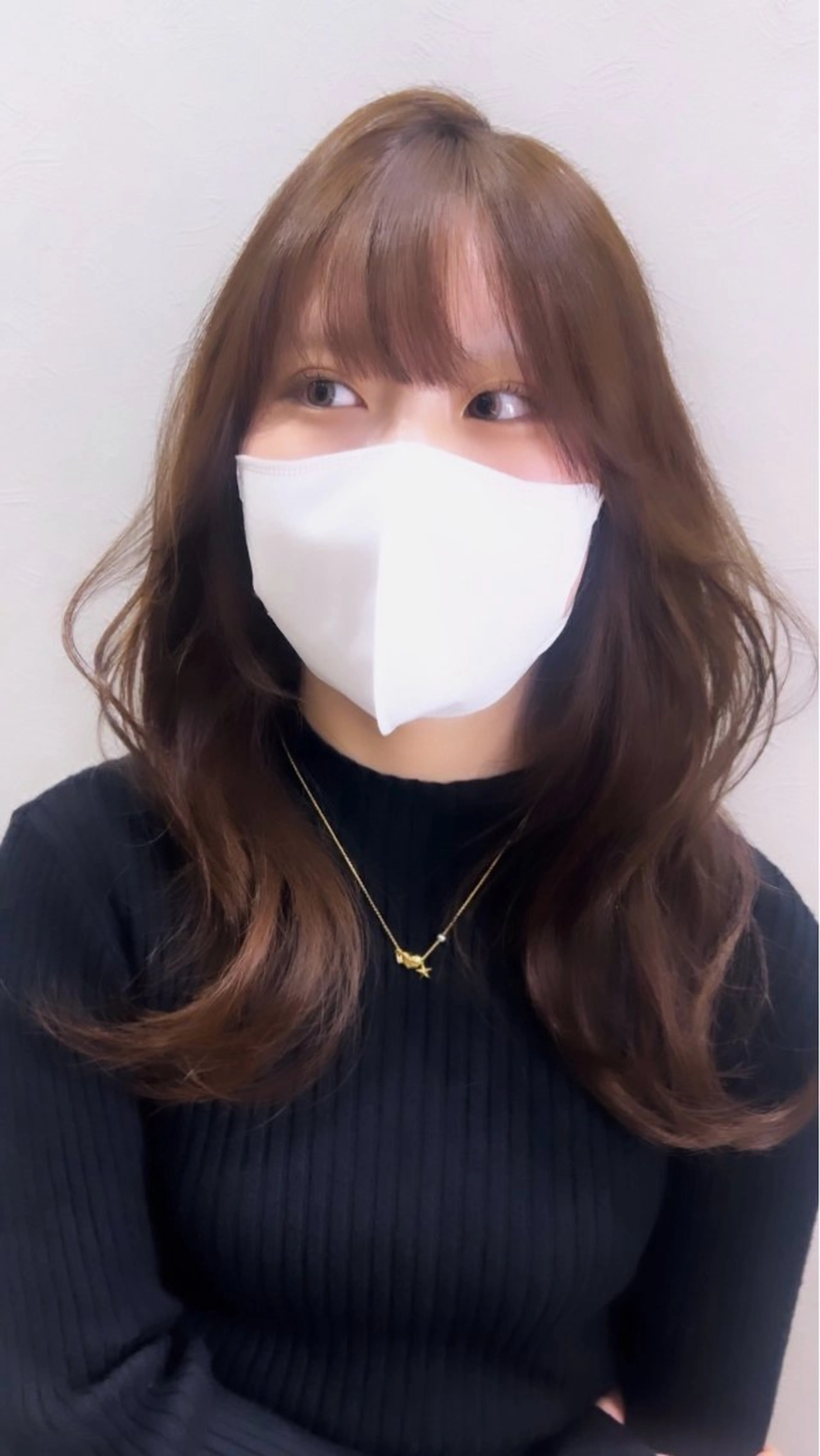 セミロング カット ヘアカラー トリートメント 剣持友希/高崎 ifh iizukaのヘアスタイル