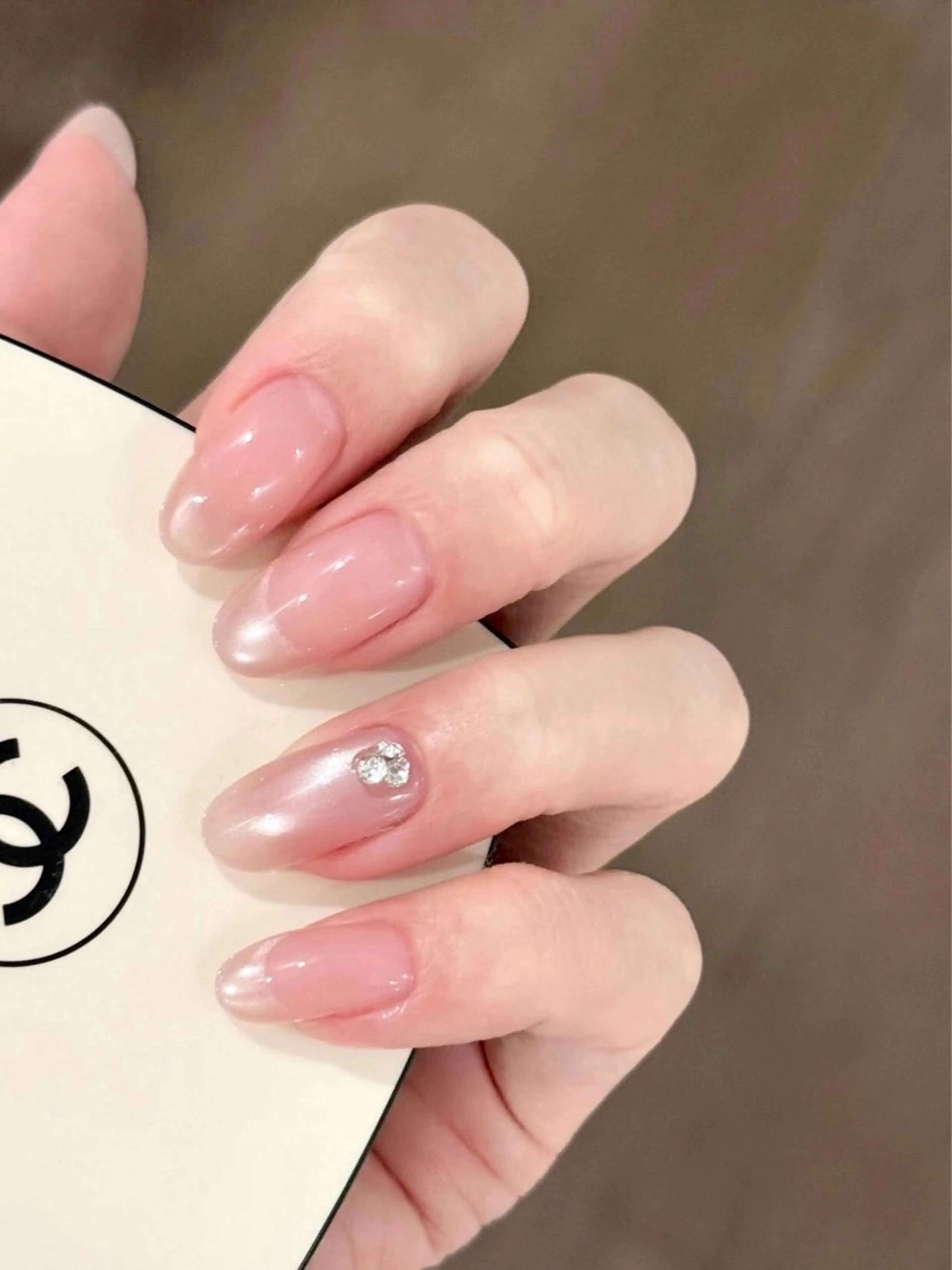 ネイル 韓国ネイル 持ち込み ニュアンスネイル ネイルチップ ハンドネイル JENNY ANA.CHUOのネイルデザイン