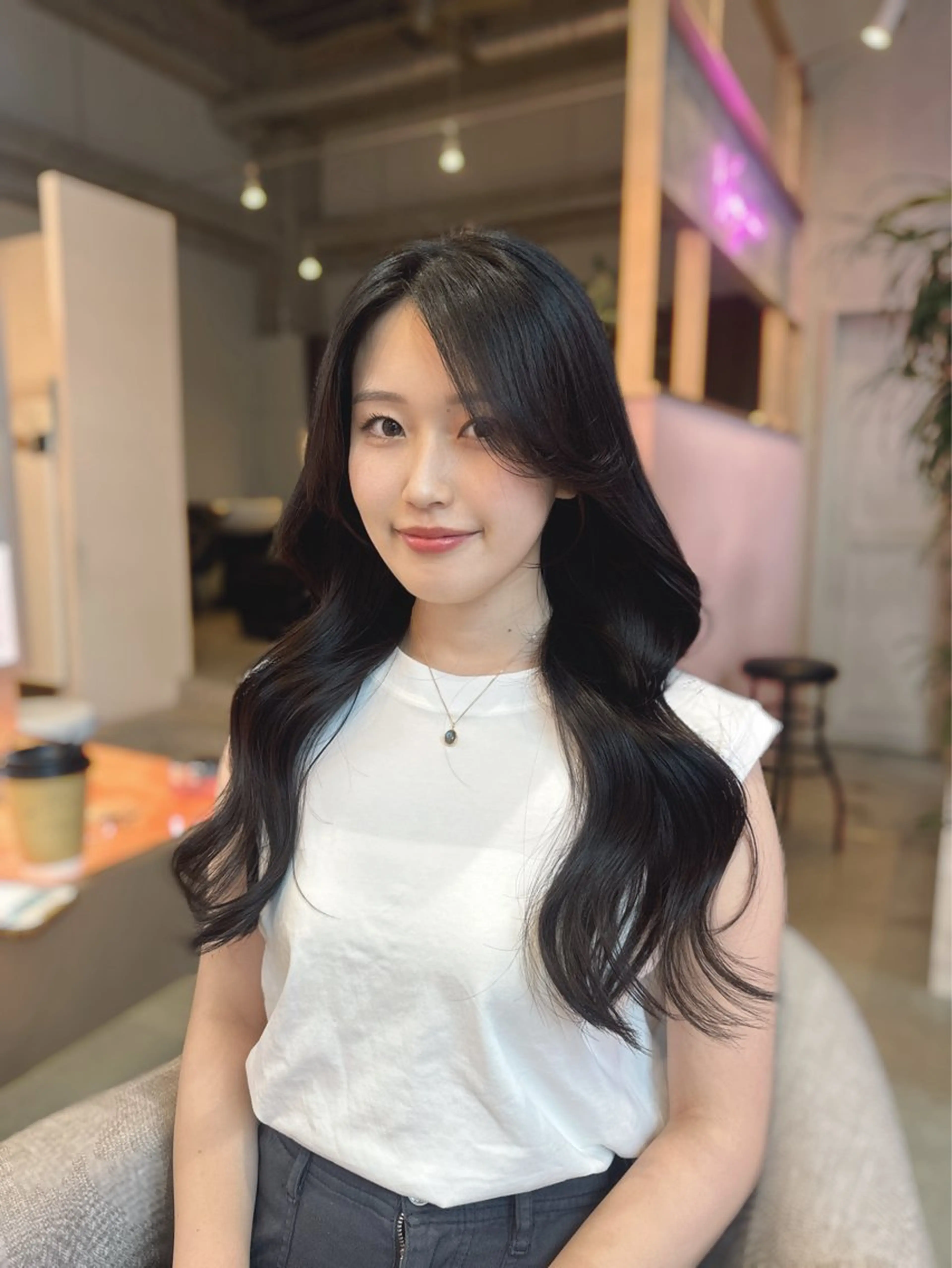ロング カット ヘアカラー wixymimi　hair salon所属・艶カラー✨レイヤー 𝐚𝐲𝐚𝐤𝐚のヘアスタイル
