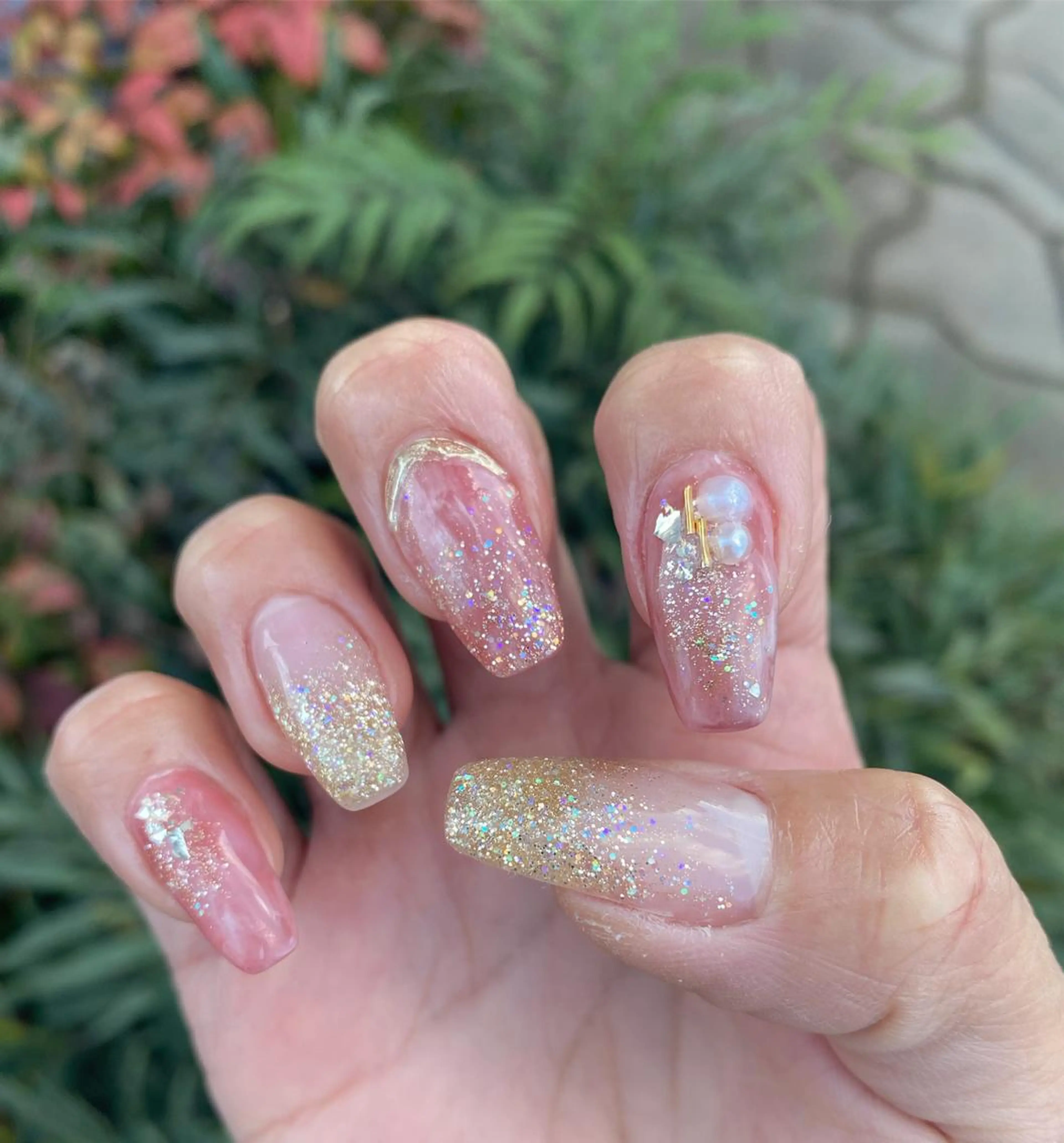 ネイル 長さ出し スカルプネイル ハンドネイル ëmma nail_ by chulaのネイルデザイン