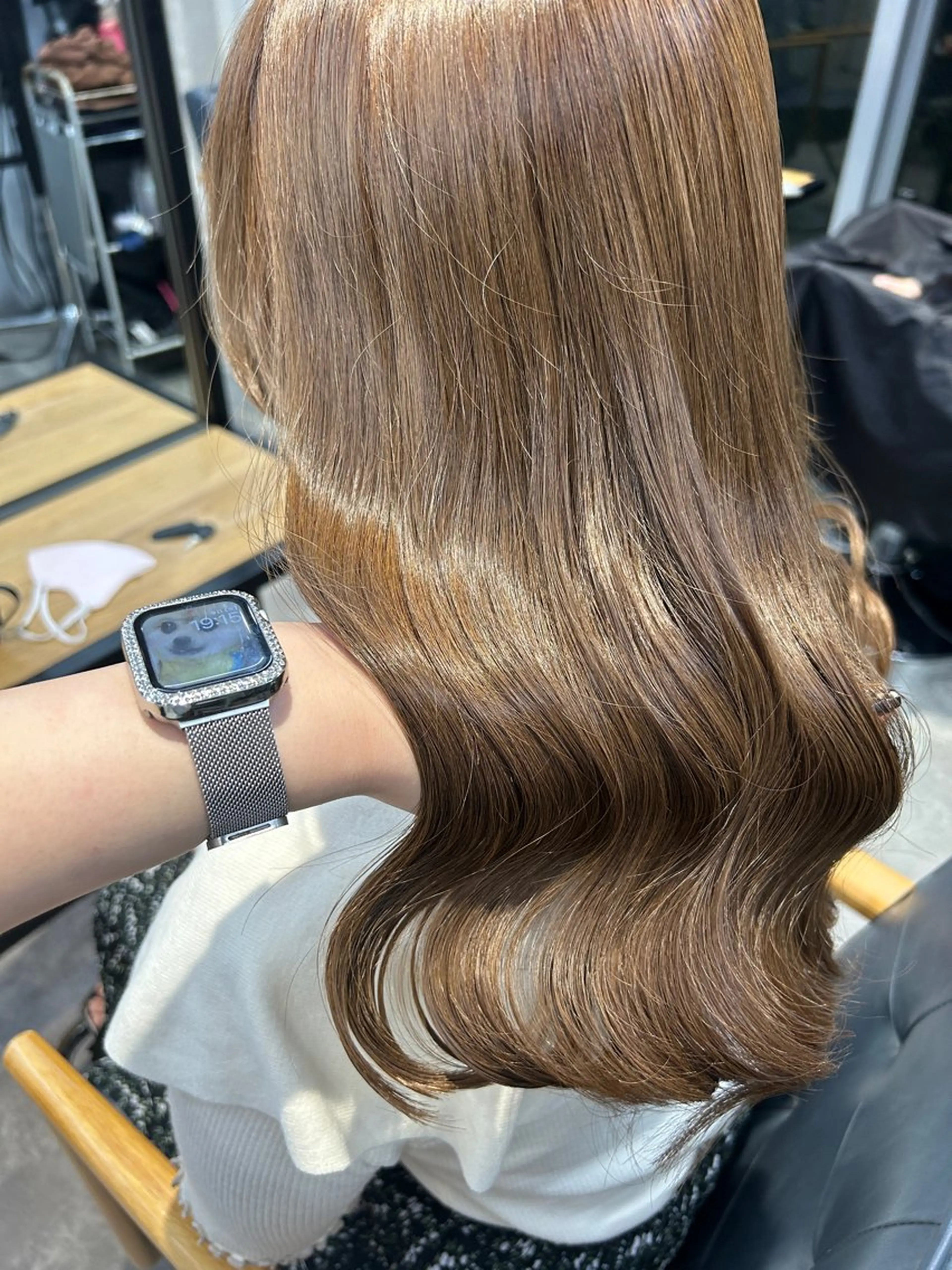 ロング カラー ヘアカラー トリートメント newi梅田🫧韓国 ヘア🫧sakiのヘアスタイル