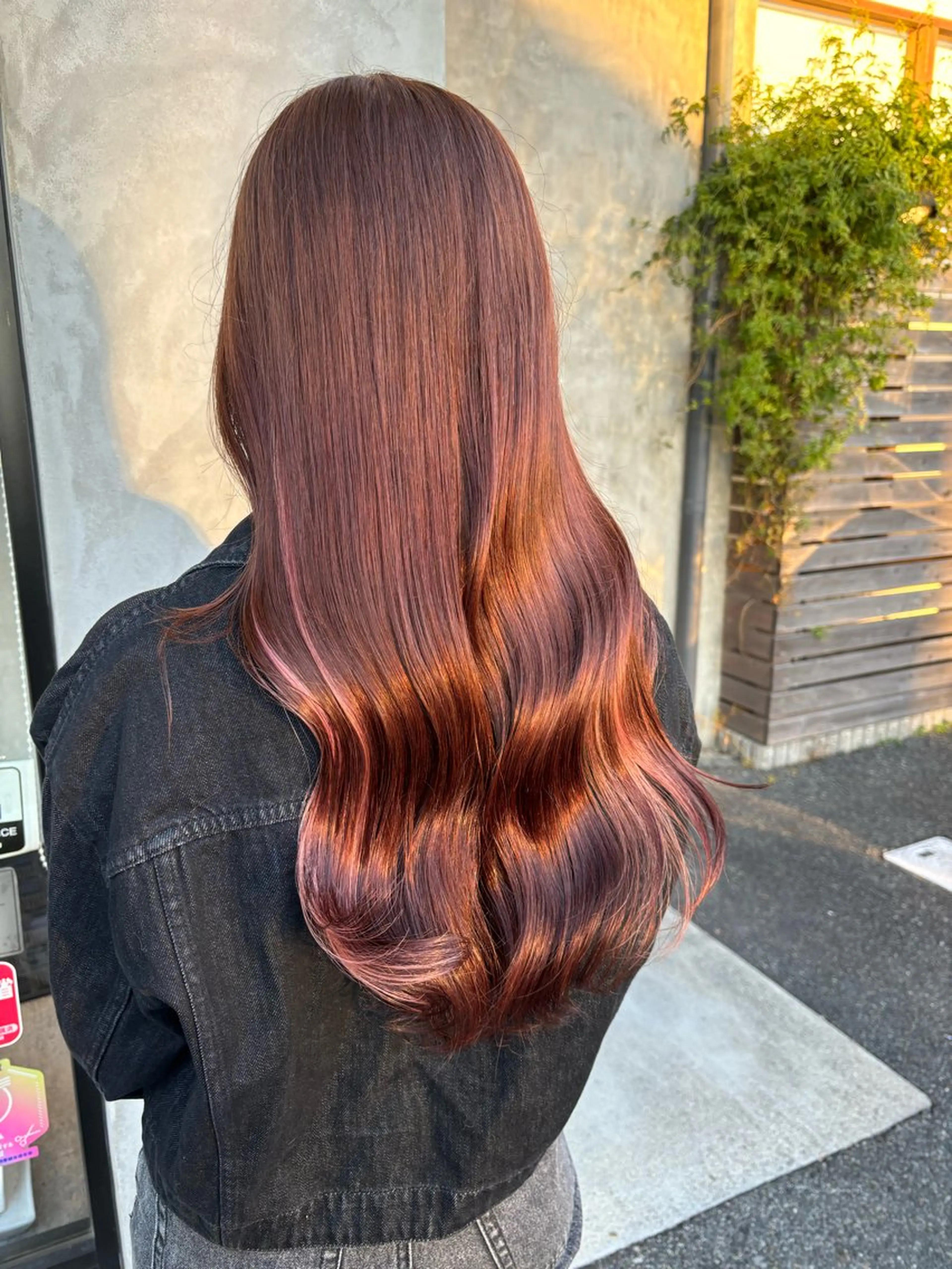 ロング カラー 石川 舞のヘアスタイル