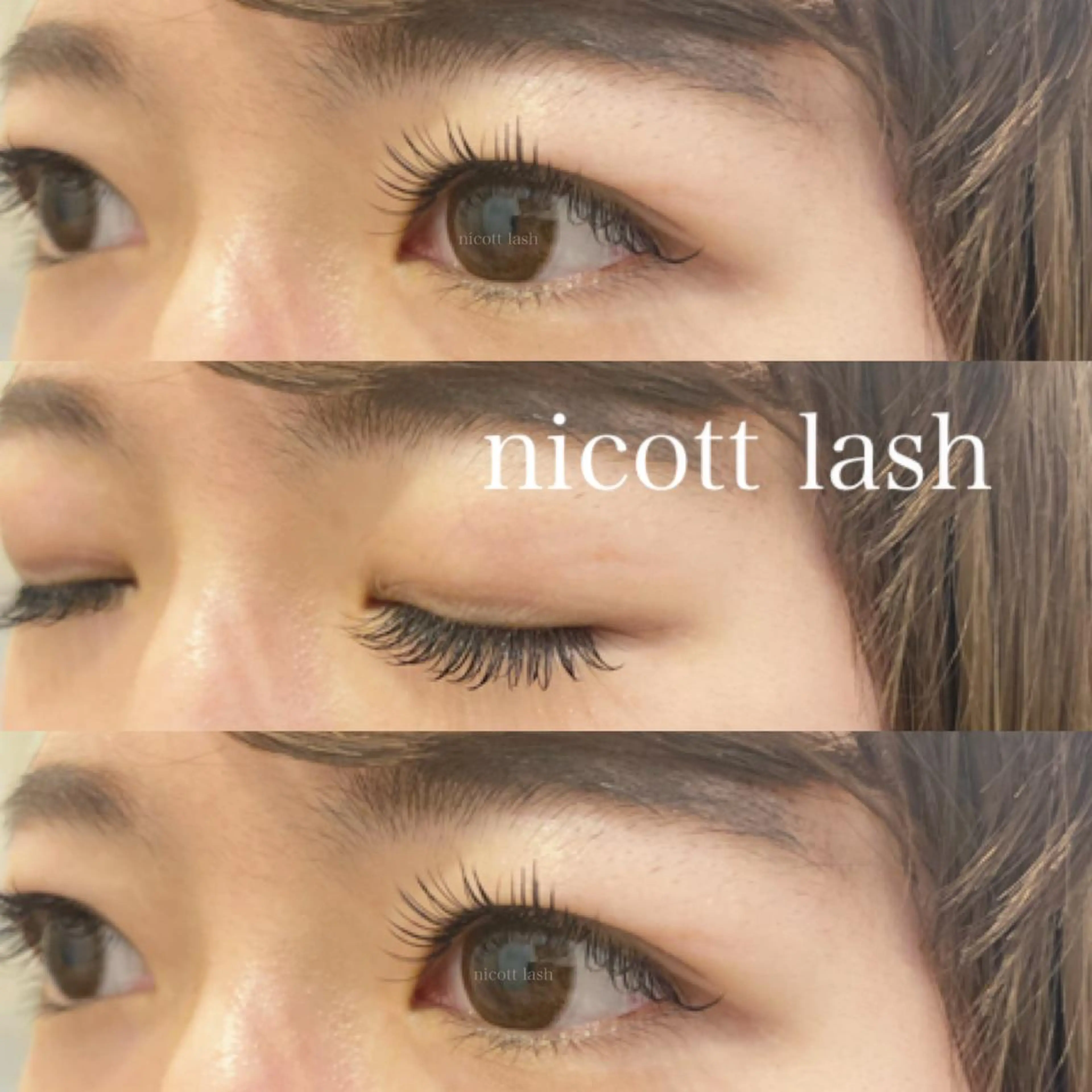 パーマ マツエク・マツパ nicott 松本のマツエク・マツパデザイン