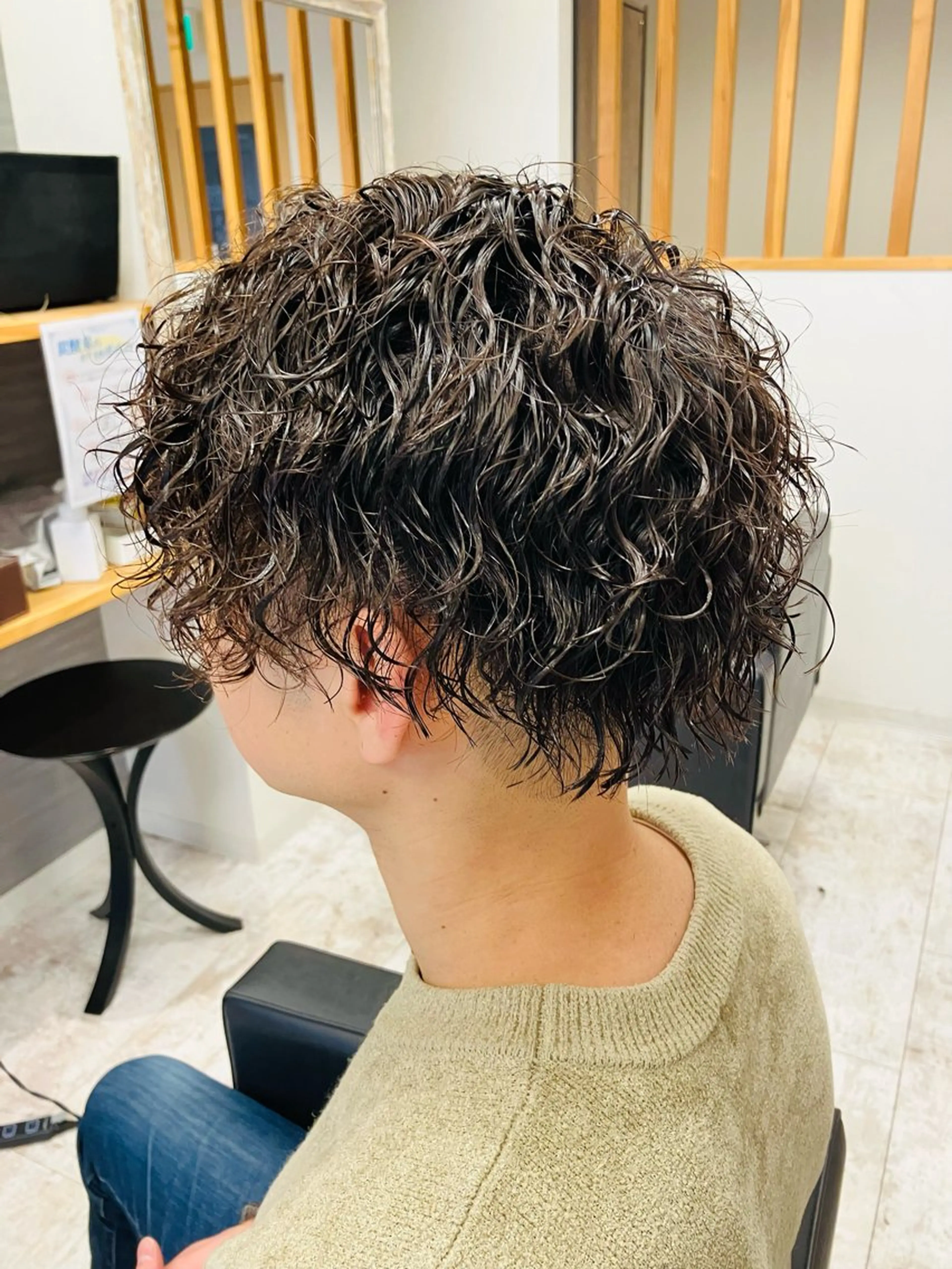 パーマ メンズ カット パーマ メンズ特化/パーマ/ フェードWATARUのヘアスタイル