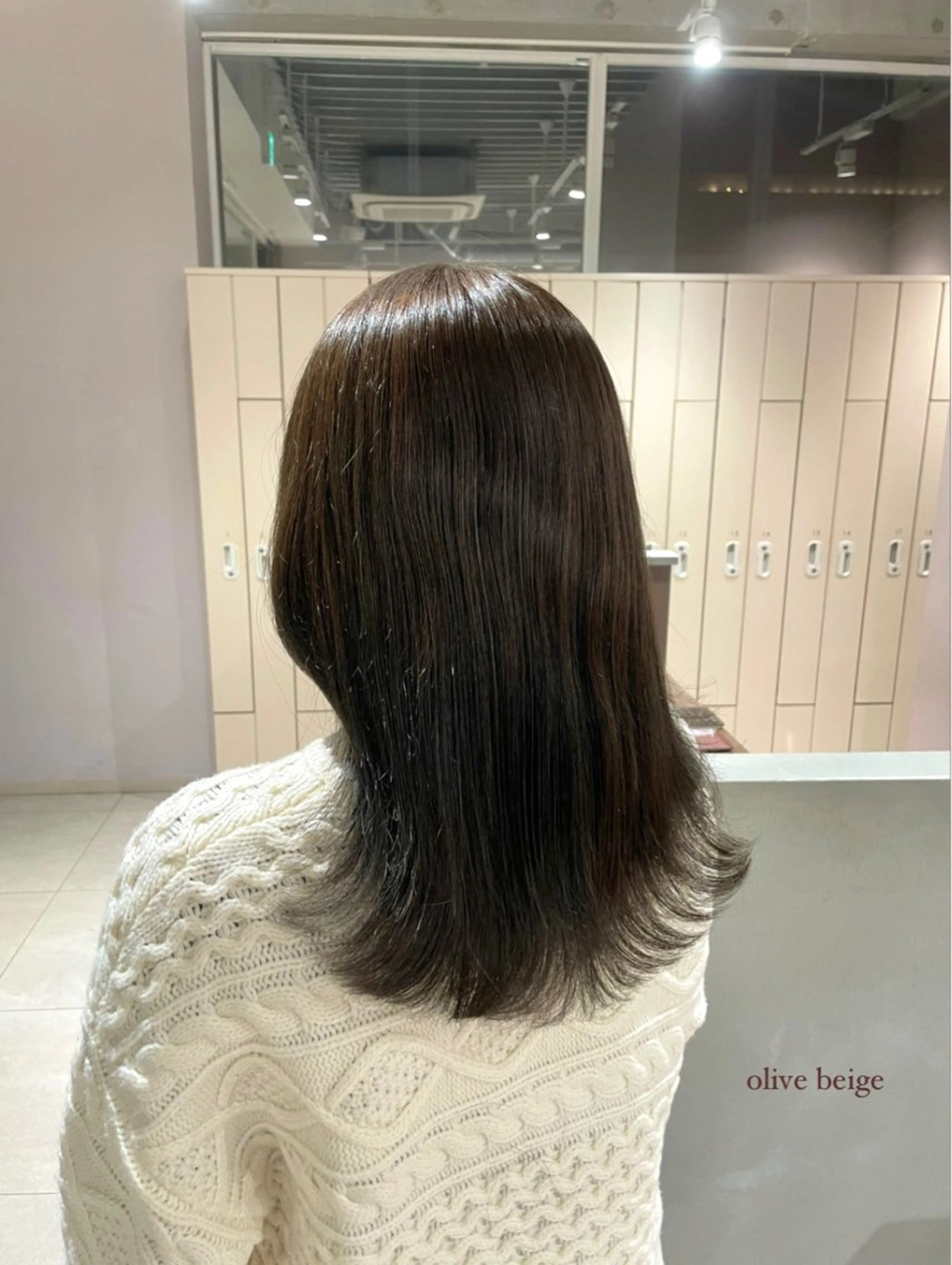 ミディアム カラー 透明感カラー ヘアカラー トリートメント Haruna / 透明感カラー🌙のヘアスタイル