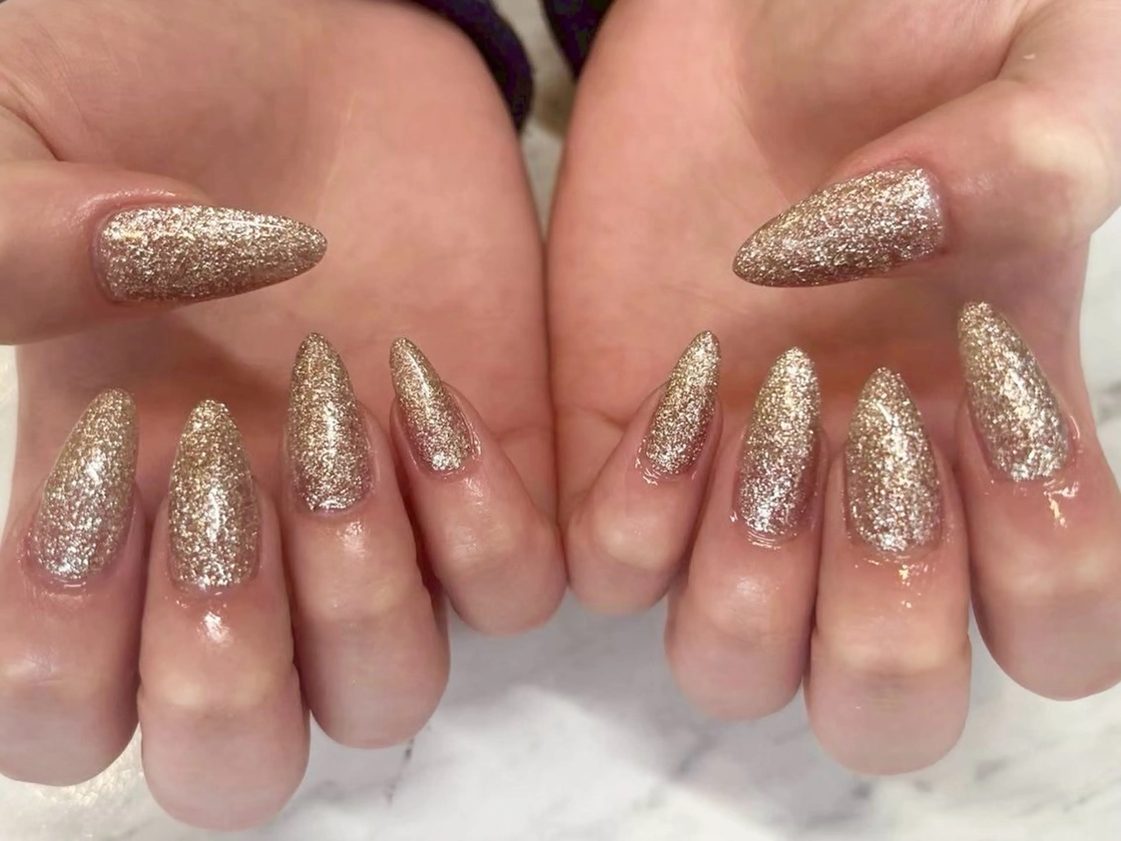 ネイル キラキラネイル Ayano ♡のネイルデザイン