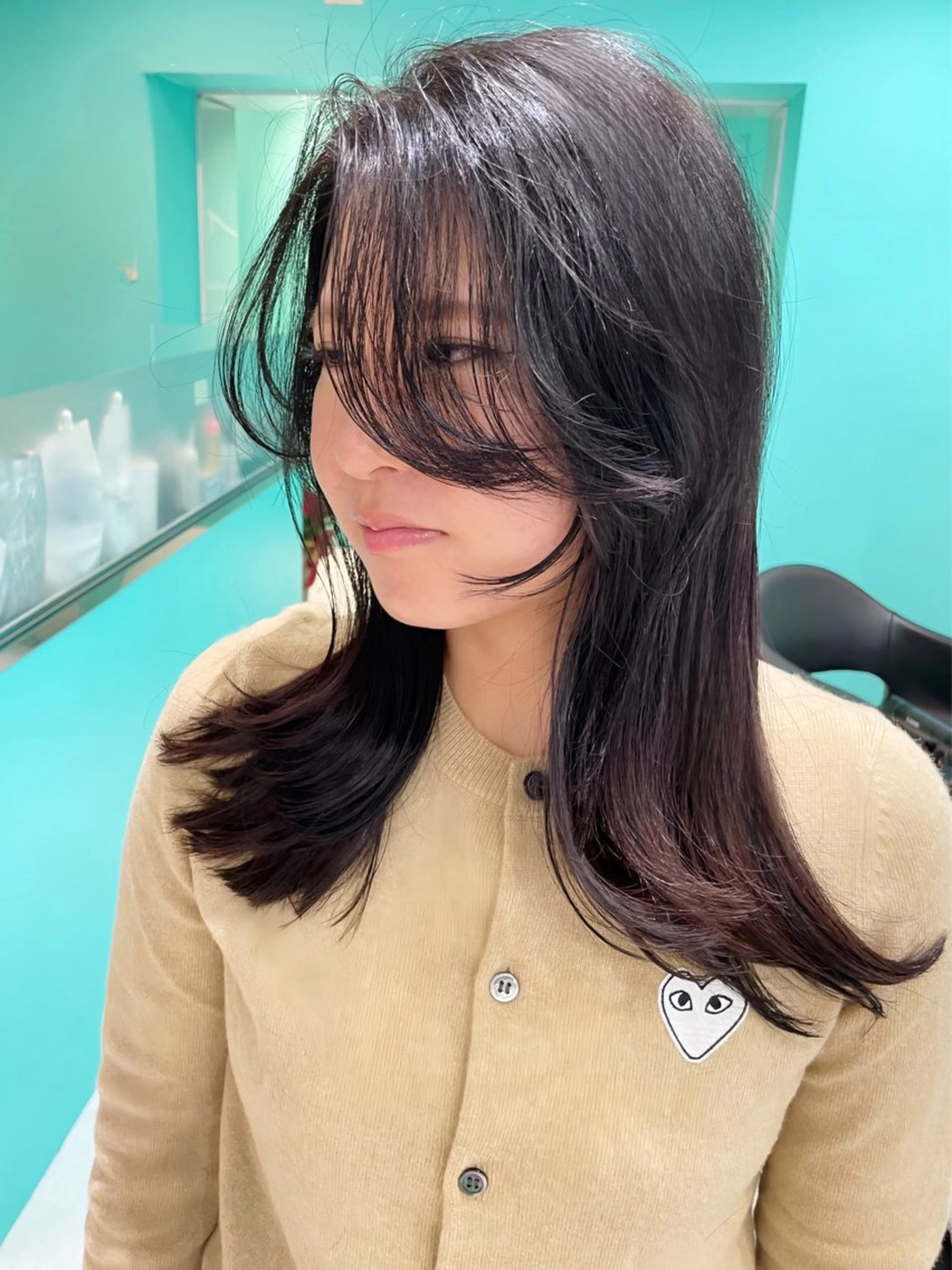 ミディアム カラー 💫ダブルカラー💫 池袋西口・泡渕✂️のヘアスタイル