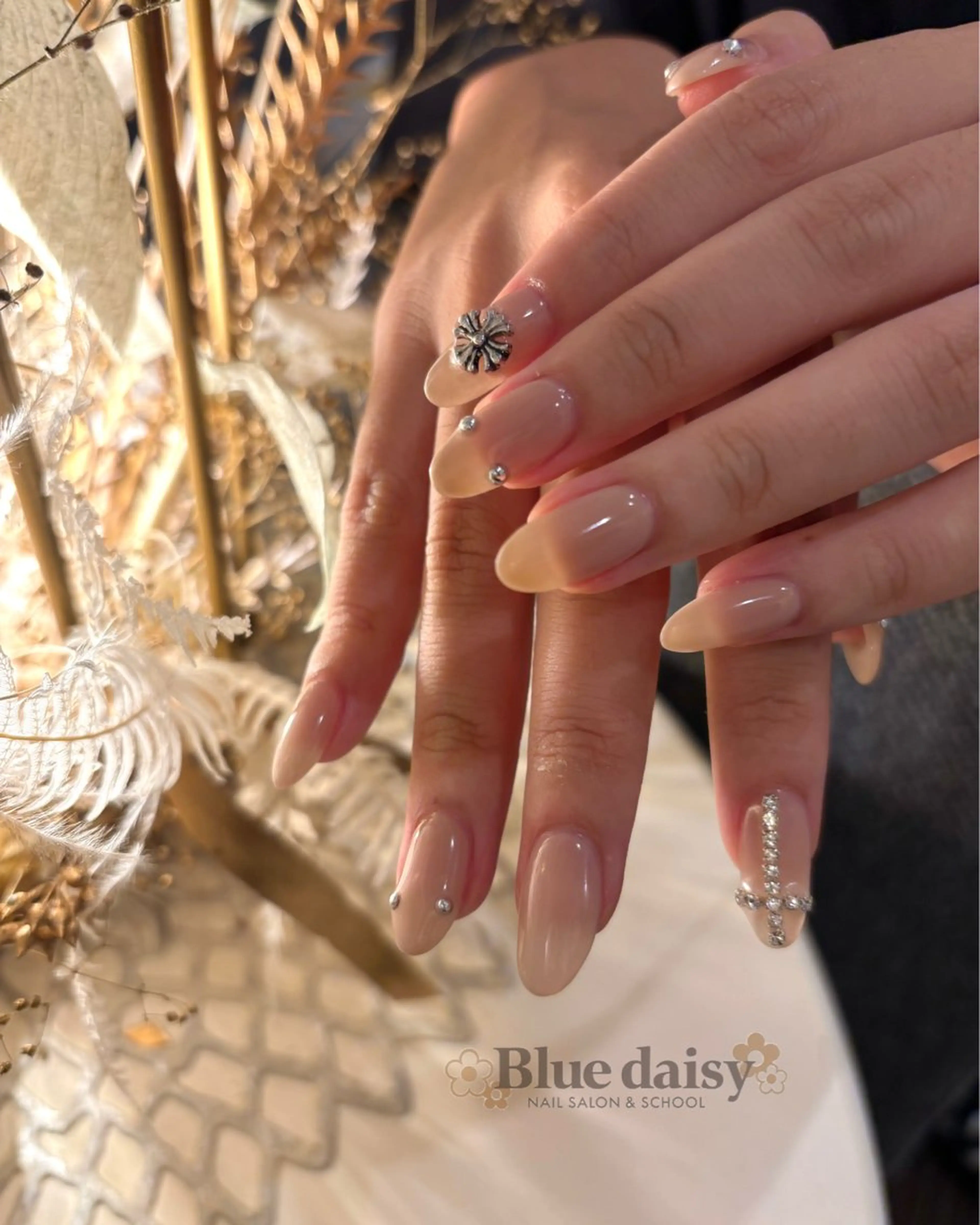 ネイル ジェルネイル マグネットネイル 持ち込み パラジェル ハンドネイル Blue　daisy　栄本店 【ブルーデイジー】所属・Blue daisy 栄本店のネイルデザイン