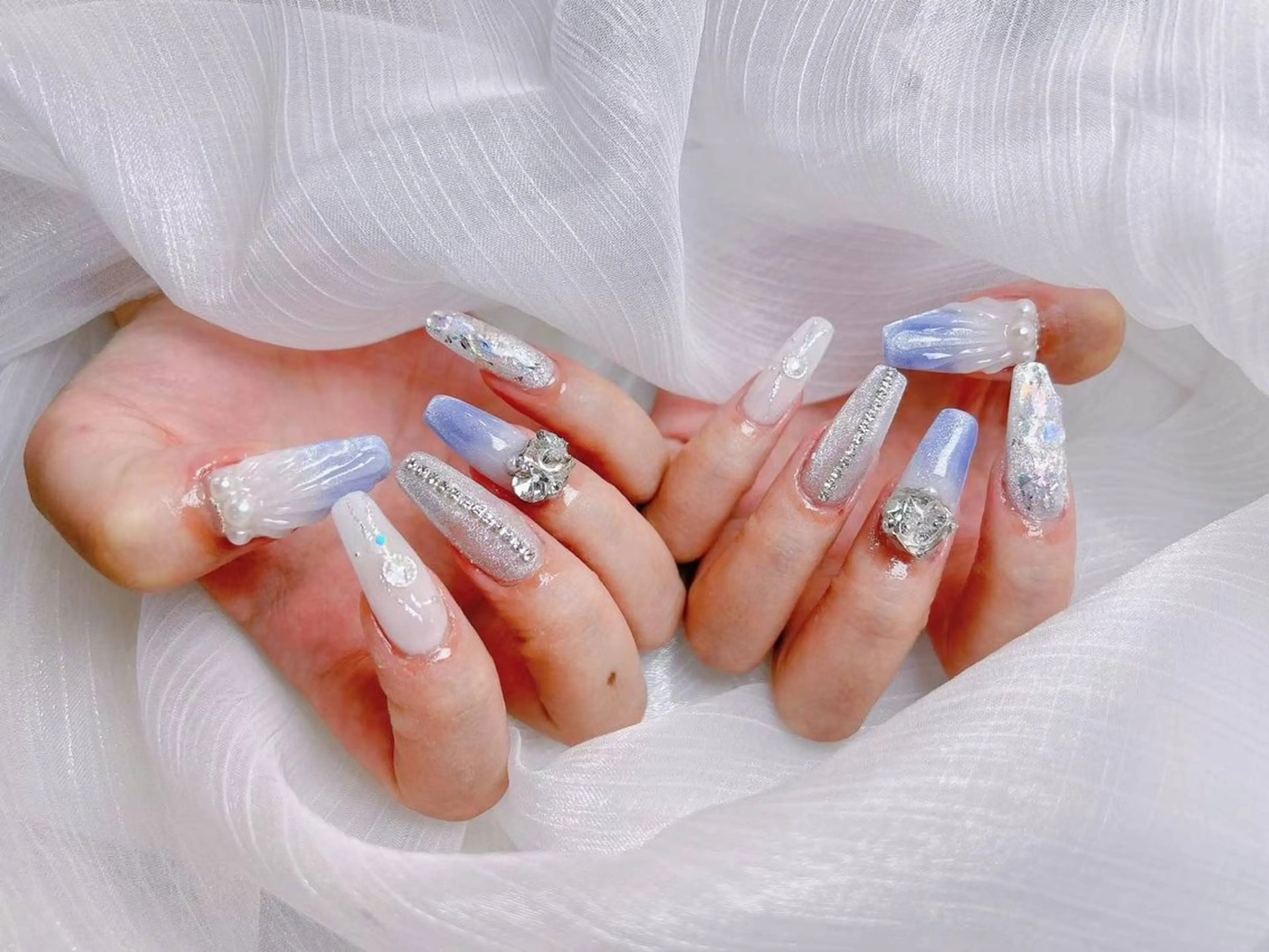 ネイル アートネイル フラワーネイル フットネイル ジェルネイル マグネットネイル Babarla Nailのネイルデザイン