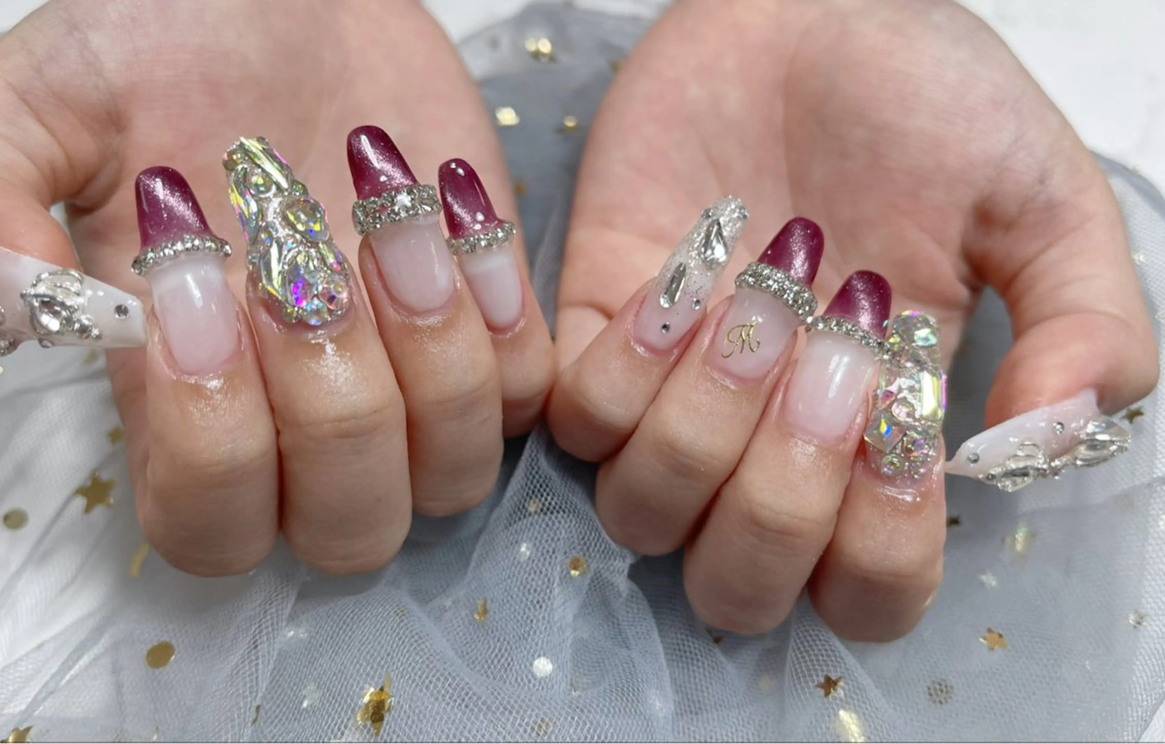 ネイル ハンドネイル 🎀ネイルサロン エクラYUI🎀のネイルデザイン