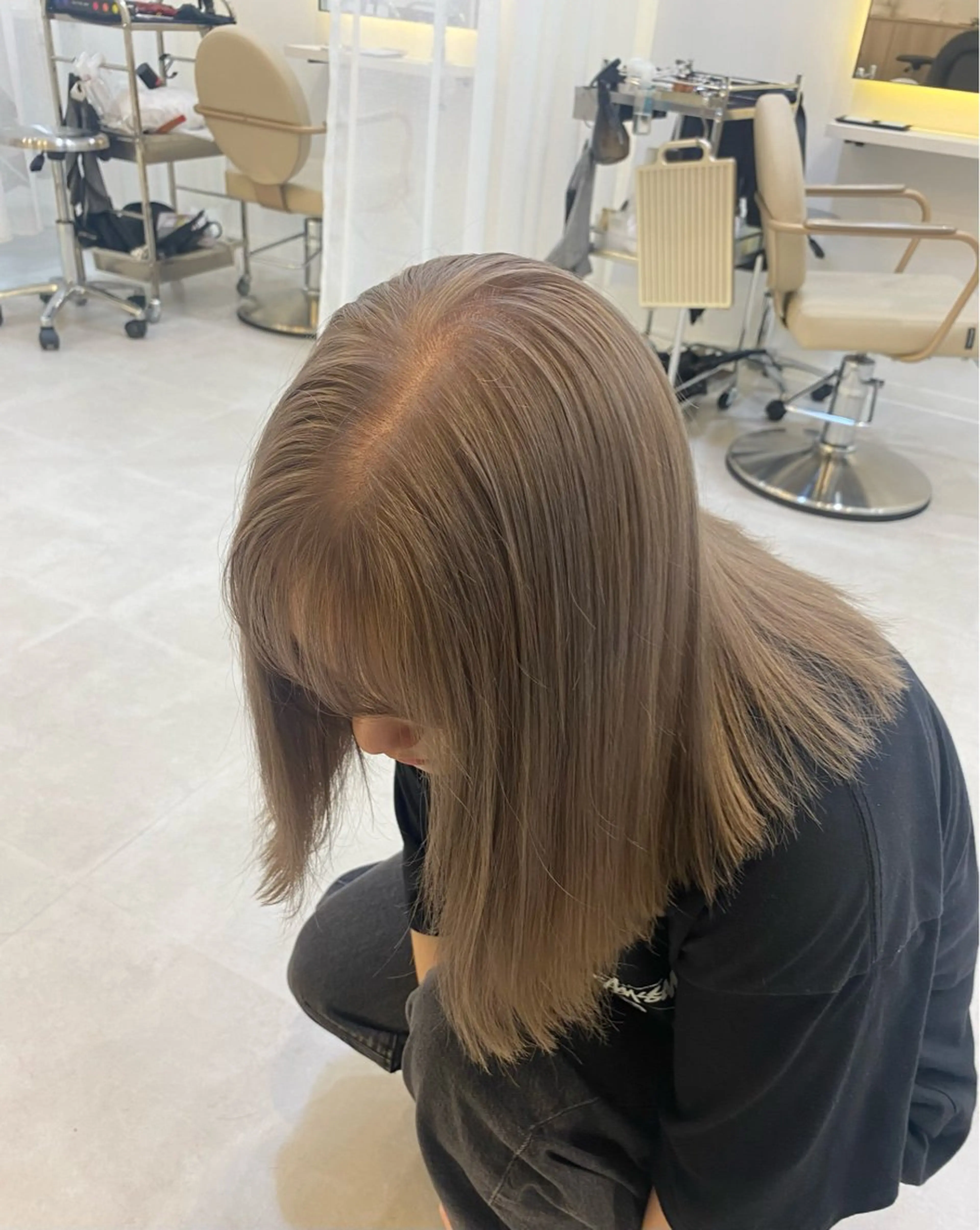 ミディアム 透明感カラー／メンズ 特化kazumaのヘアスタイル