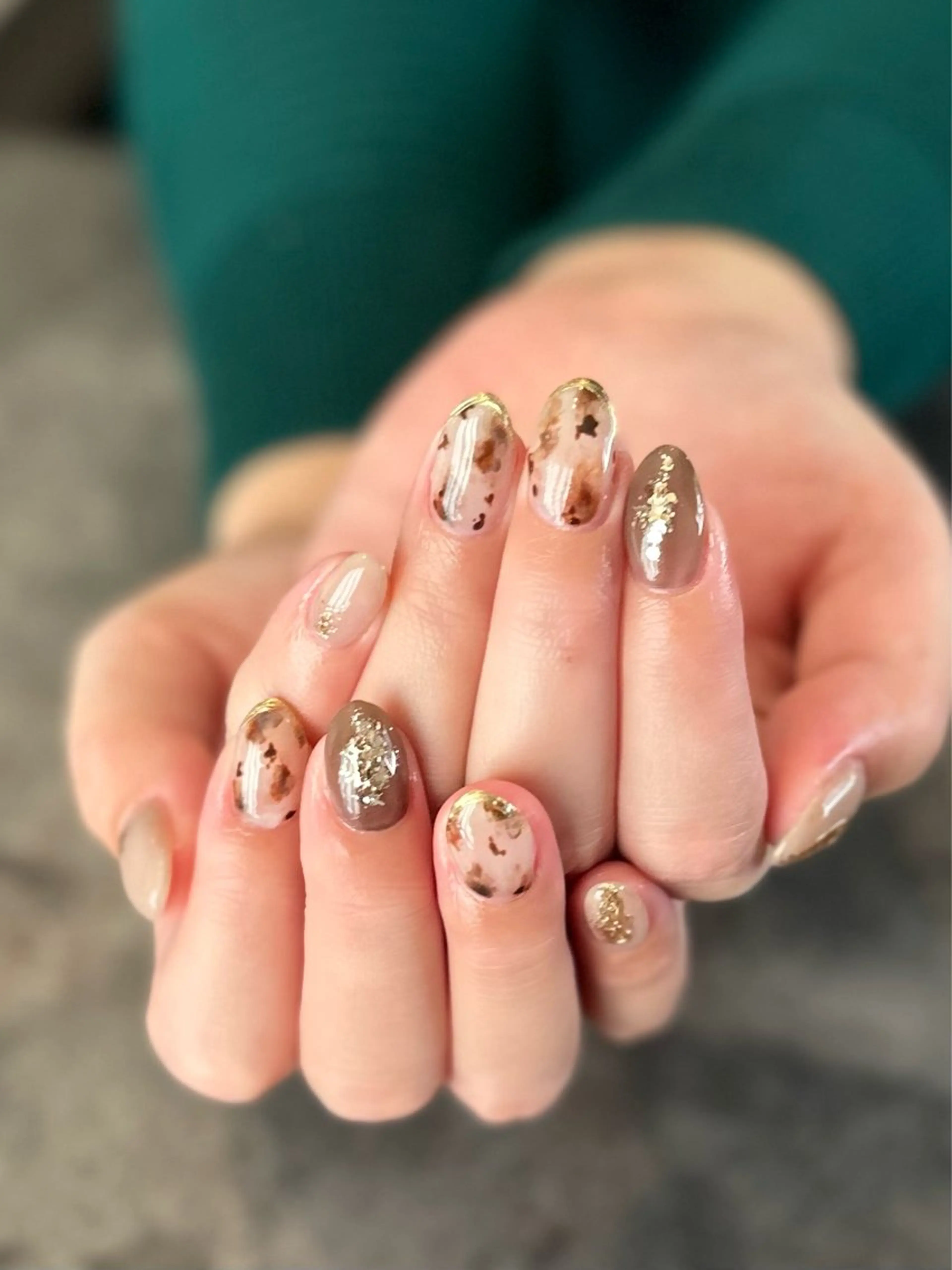 ネイル フラワーネイル 大理石ネイル(マーブル) ニュアンスネイル シンプルネイル nail salon amanoのネイルデザイン