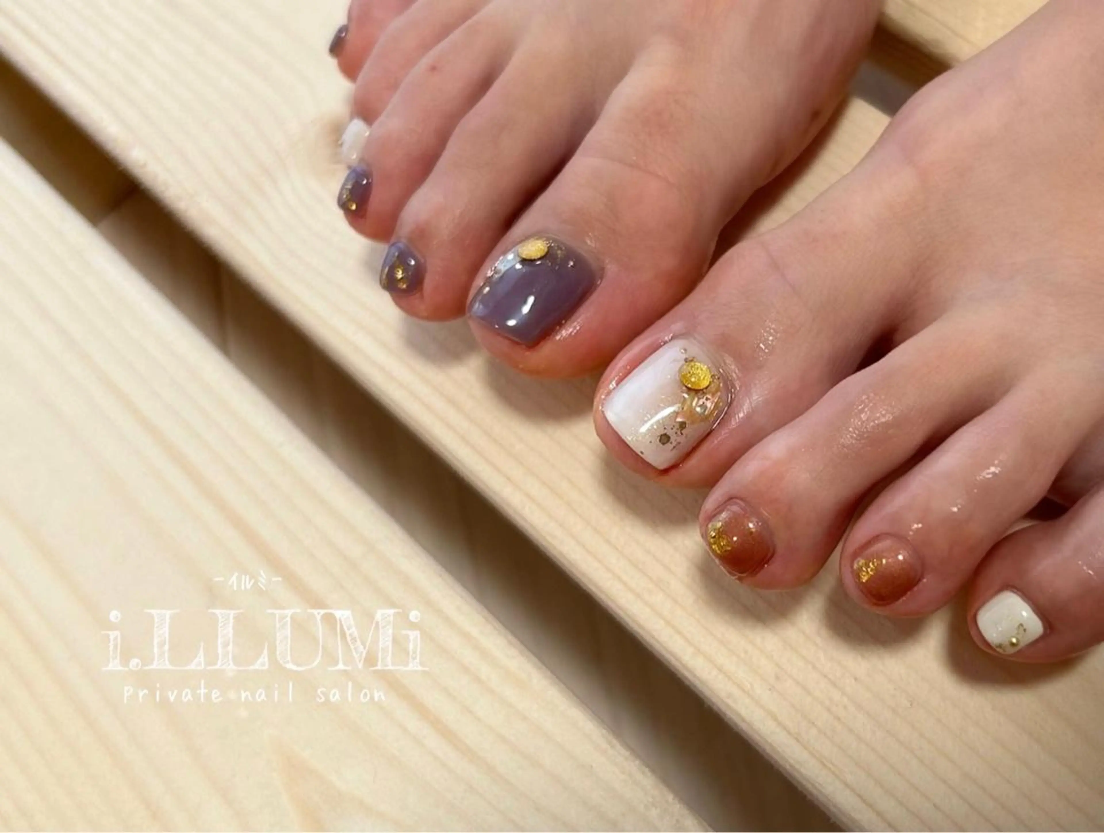 ネイル フットネイル private  nail salon i.LLUMi所属・i.LLUMi nailのネイルデザイン