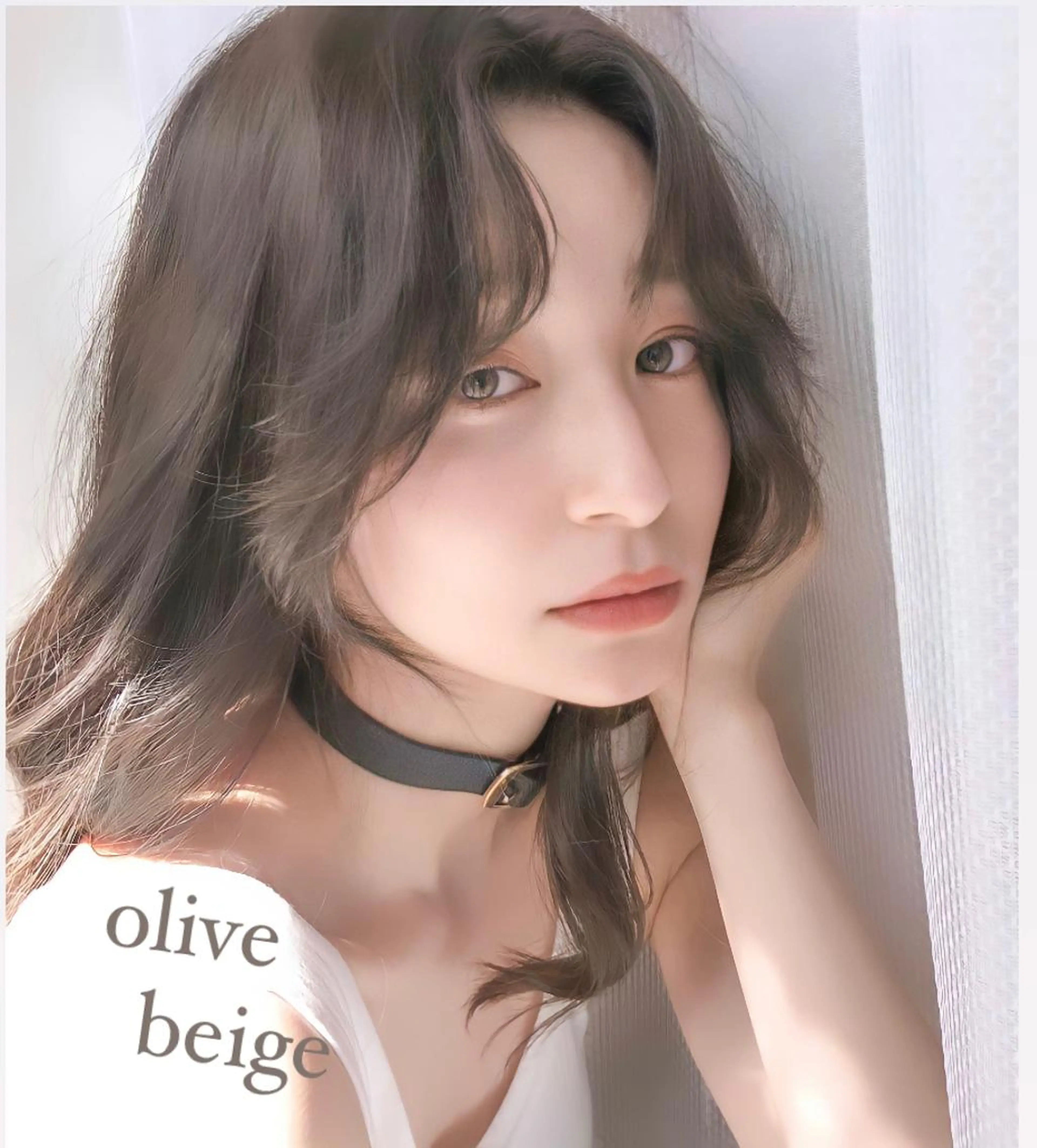 ロング カラー ヘアアレンジ アディクシーカラー ベージュカラー ブリーチ 透明感カラー グレージュ カット ヘアカラー トリートメント ブリーチなし透明感カ ラー×韓国ヘア♡ヒデのヘアスタイル