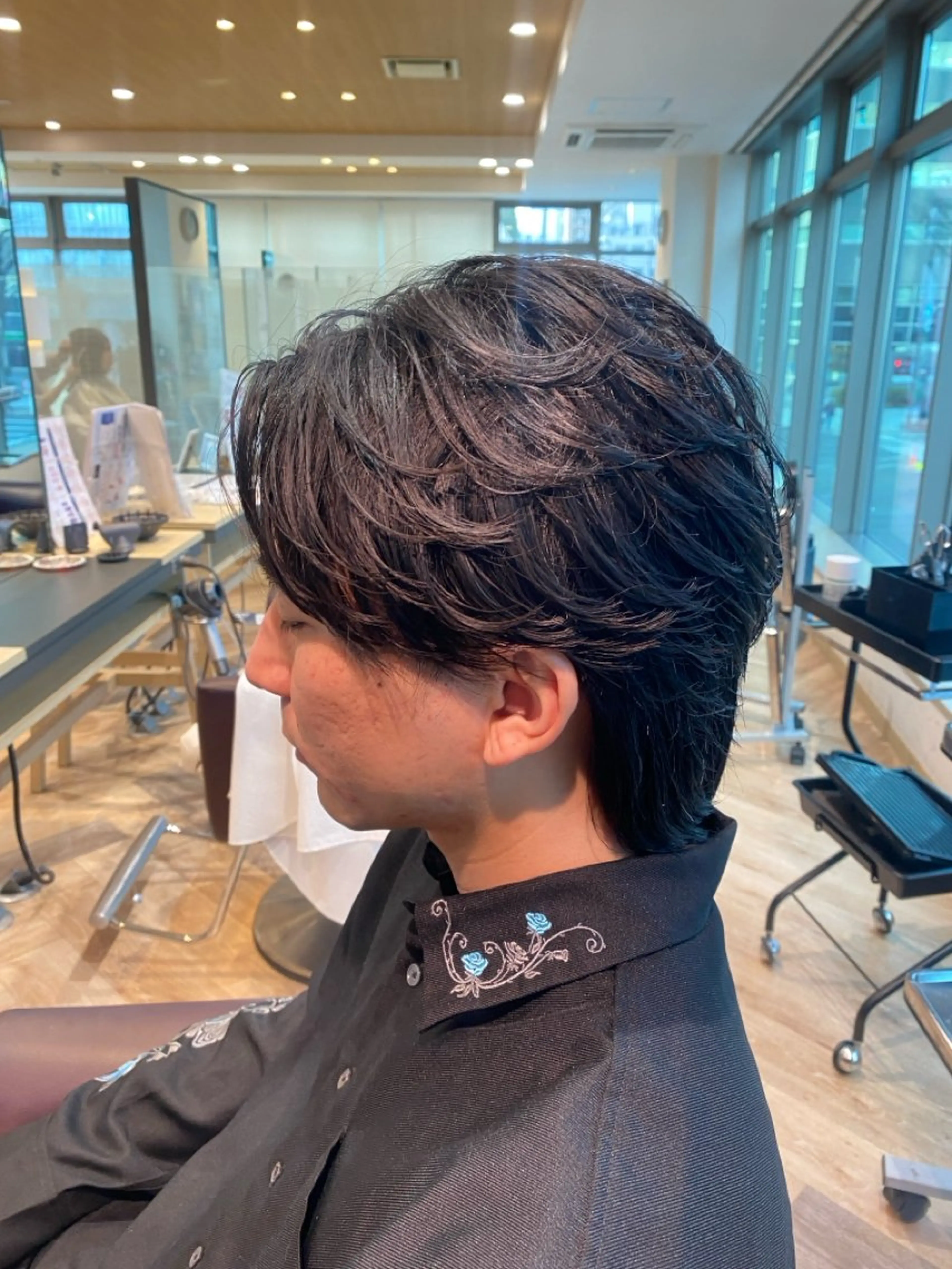 メンズ カット メンズ特化/フェザー /パーマ/伊勢元のヘアスタイル