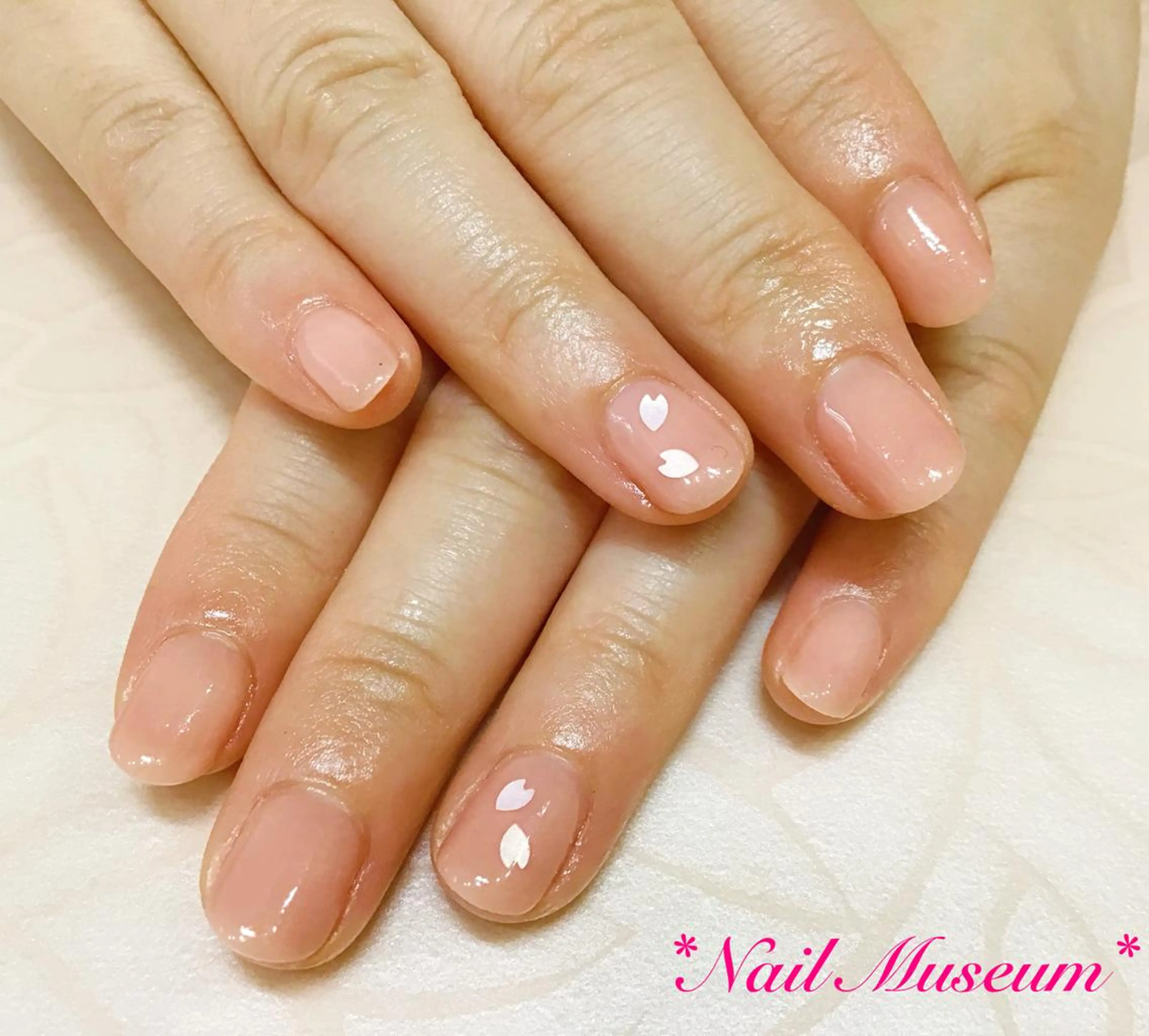 ネイル アートネイル 桜ネイル フットネイル フレンチネイル ジェルネイル マグネットネイル💛 Hayakawaのネイルデザイン
