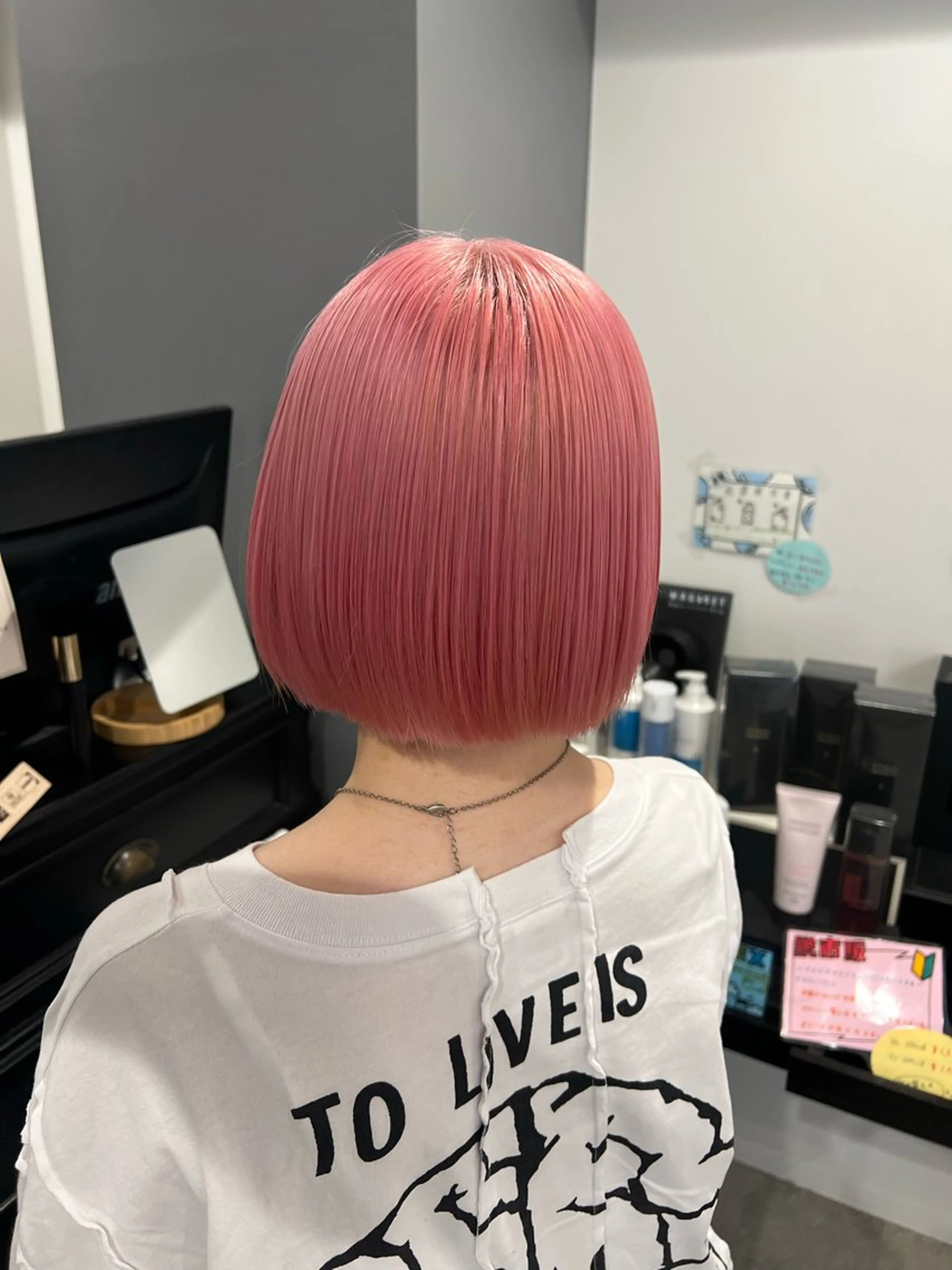 ショート カット ヘアカラー トリートメント CAPA こばのヘアスタイル