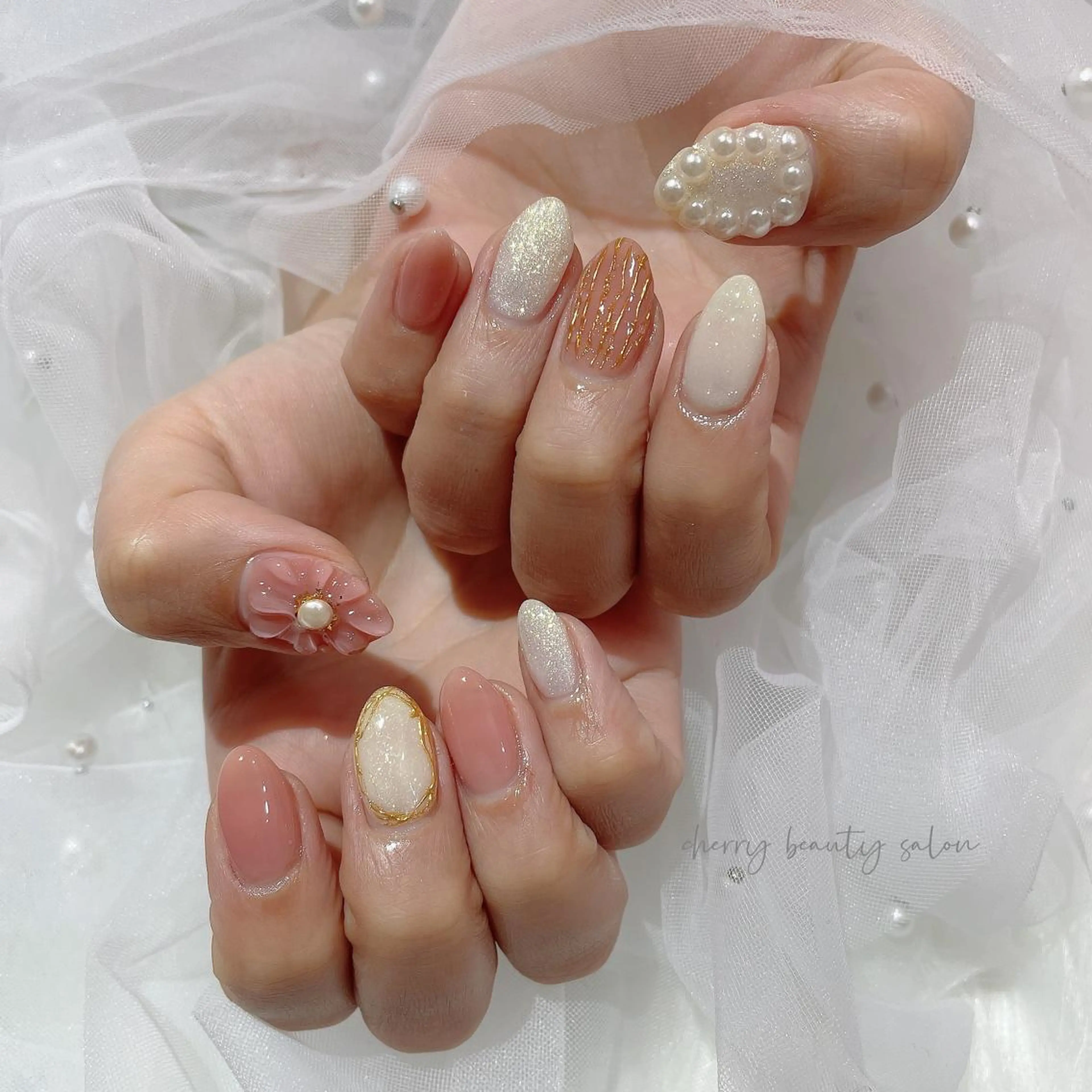 ネイル ハンドネイル ハンドケア SAKURA 🍒のネイルデザイン