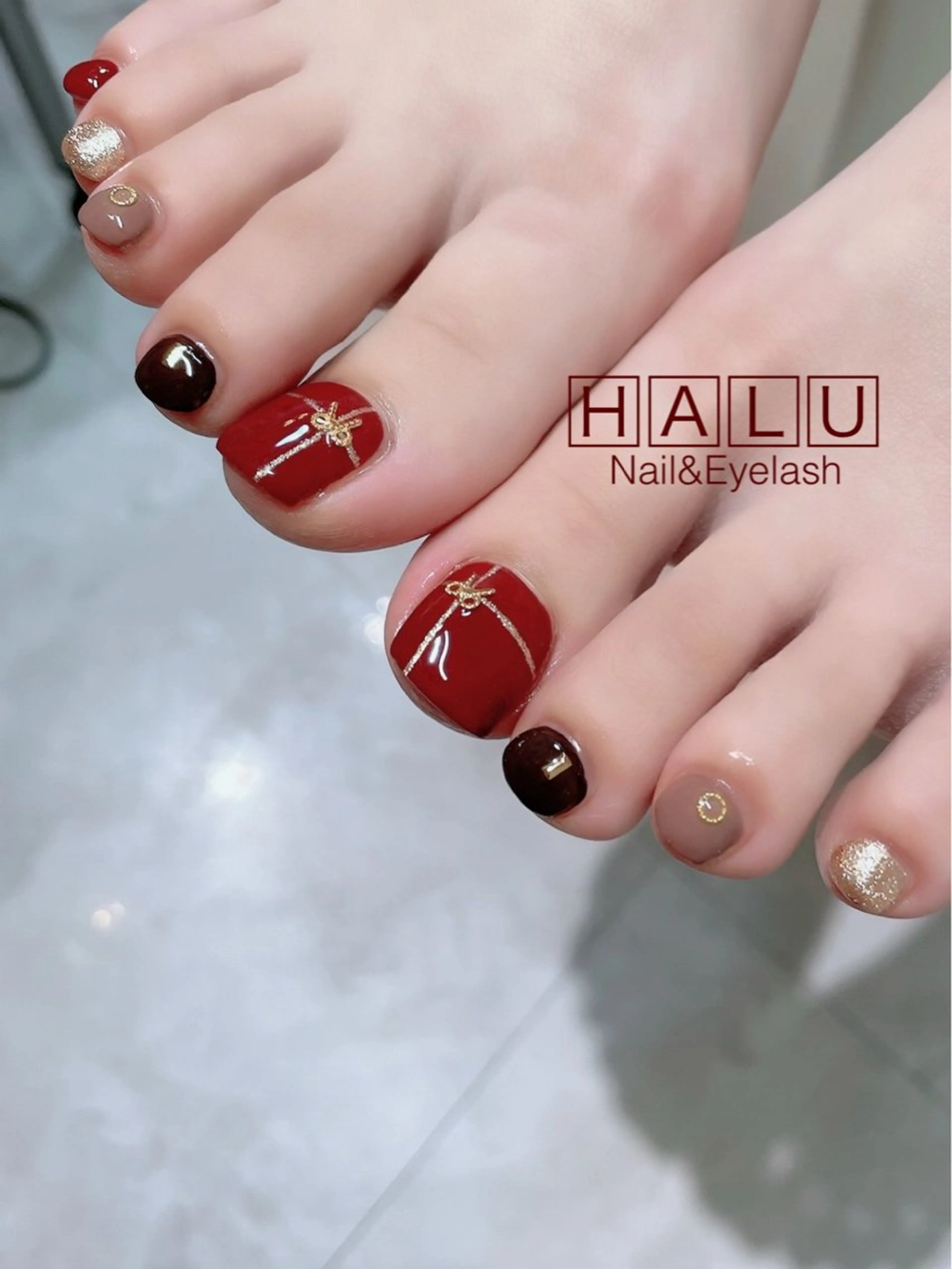 ネイル 冬ネイル クリスマス HALU ハルのネイルデザイン