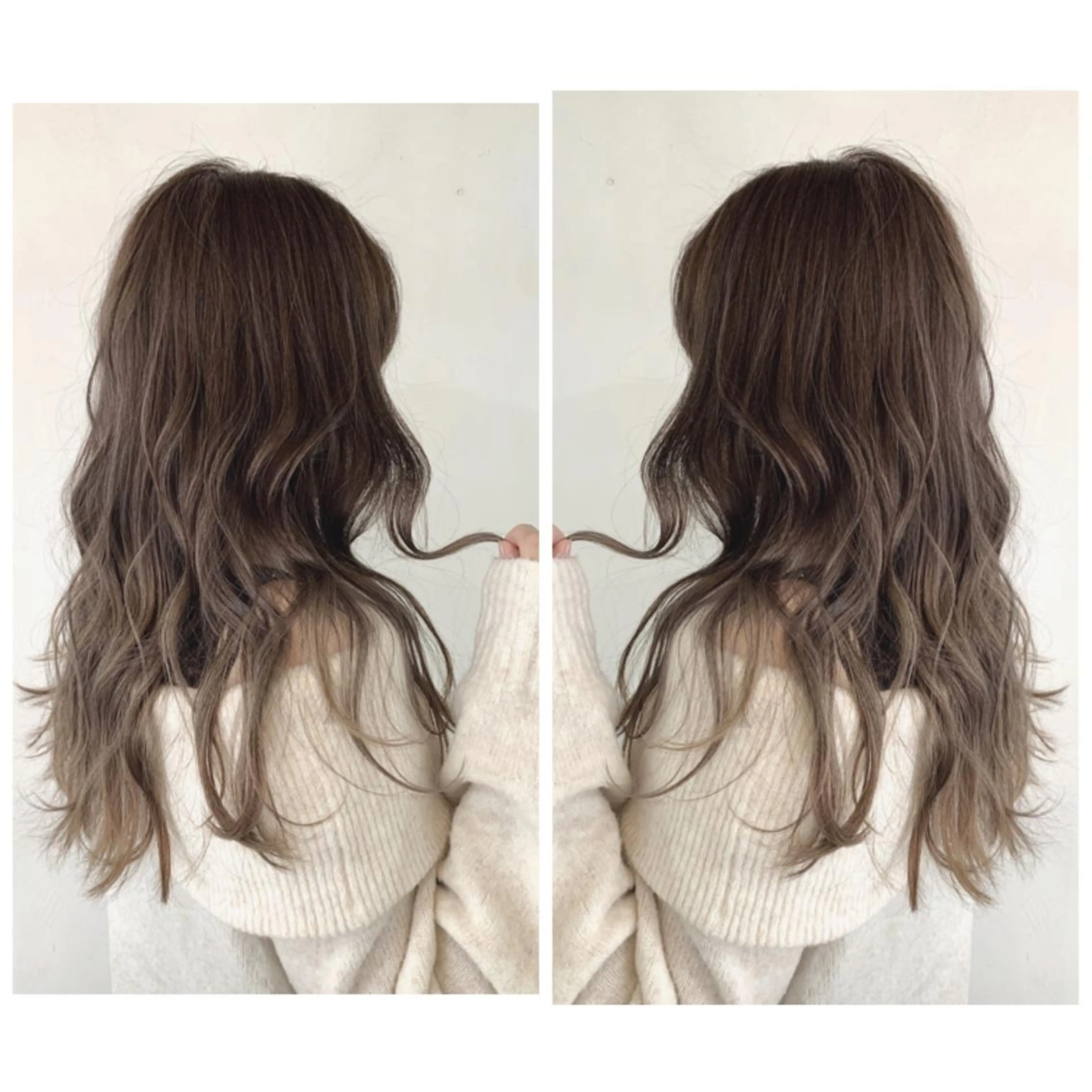 ロング カラー カット ヘアカラー トリートメント 京都/烏丸/ショート 徒歩2分/秋山のヘアスタイル